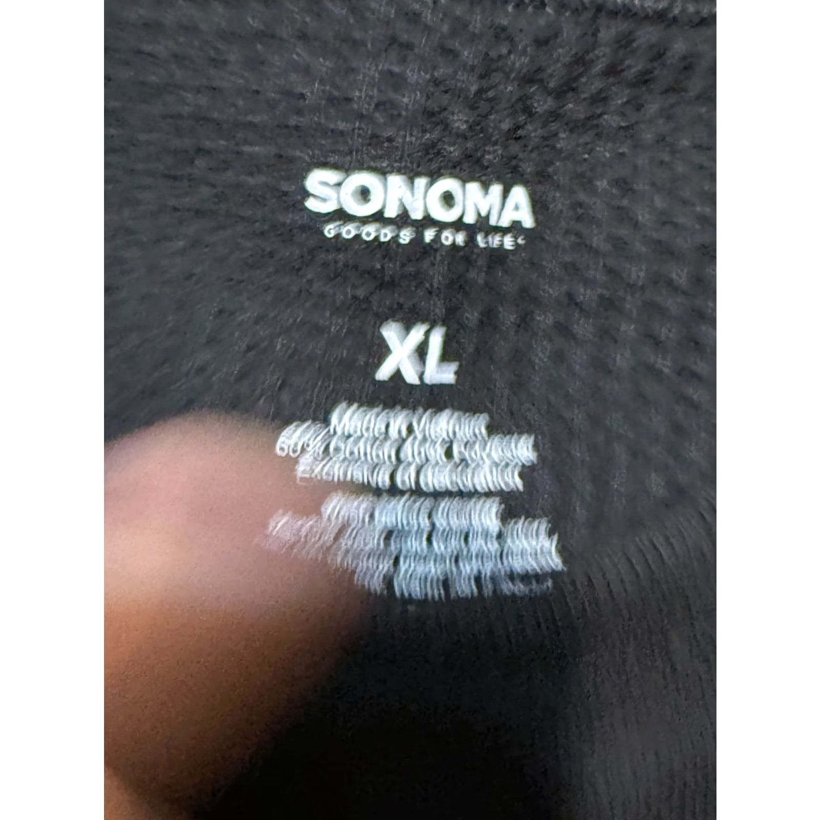 Vintage Sonoma Shirt Men's XL Black Long Sleeve Crewneck Shirt Crew Neck Par-T?g? Size US XL / EU 56 / 4 - 5 Thumbnail