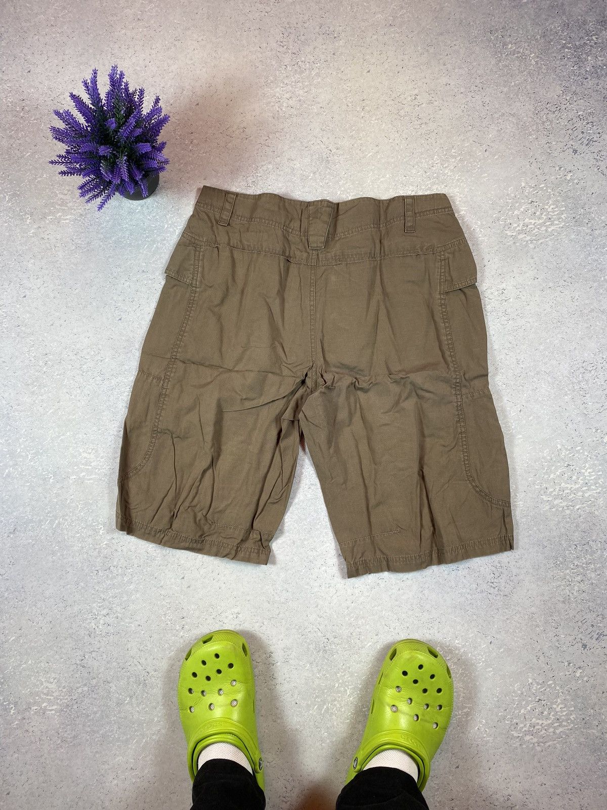 Nike × Vintage Vintage Nike Brown Men’s Cargo Shorts Size Large Size US 34 / EU 50 - 5 Thumbnail