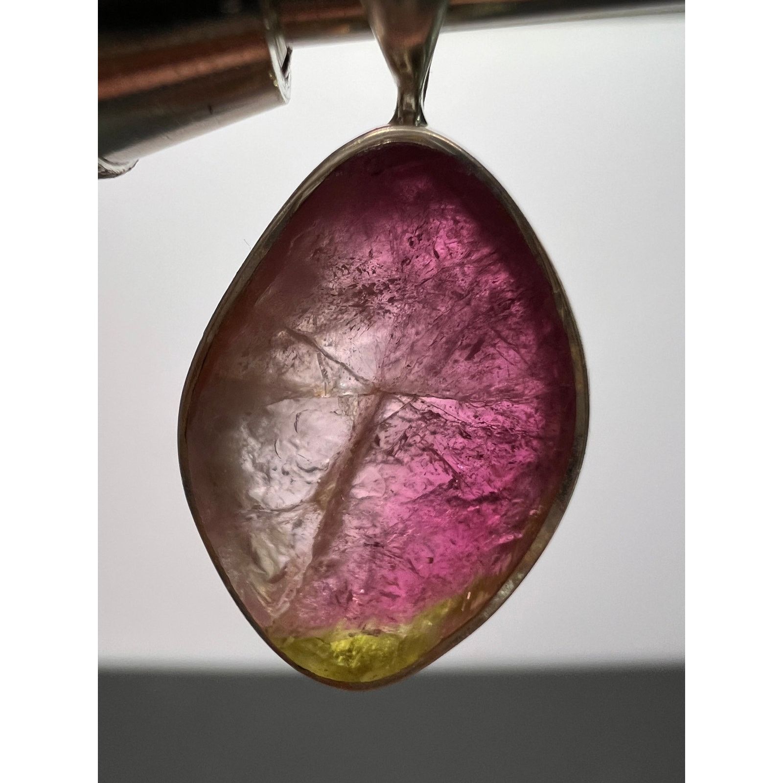 Other NEW Watermelon pink tourmaline 925 pendant 2.51 grams Size ONE SIZE - 7 Thumbnail