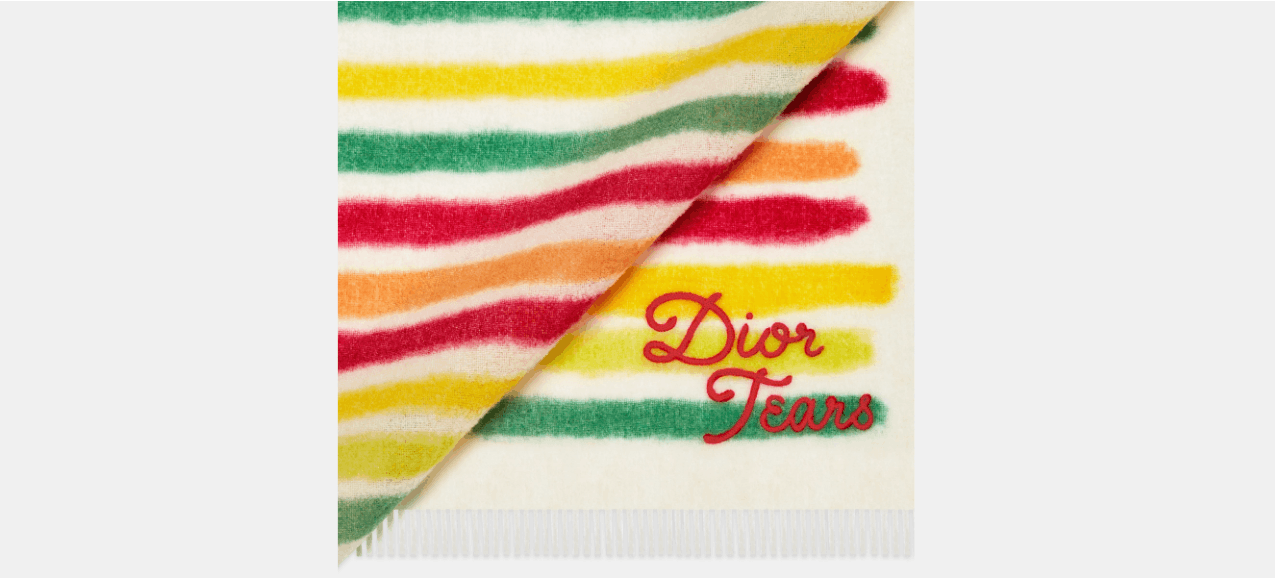 DENIM TEARS × Dior o1w1db10624 Size: OS / Scarf in Multicolor Size ONE SIZE - 2 Thumbnail