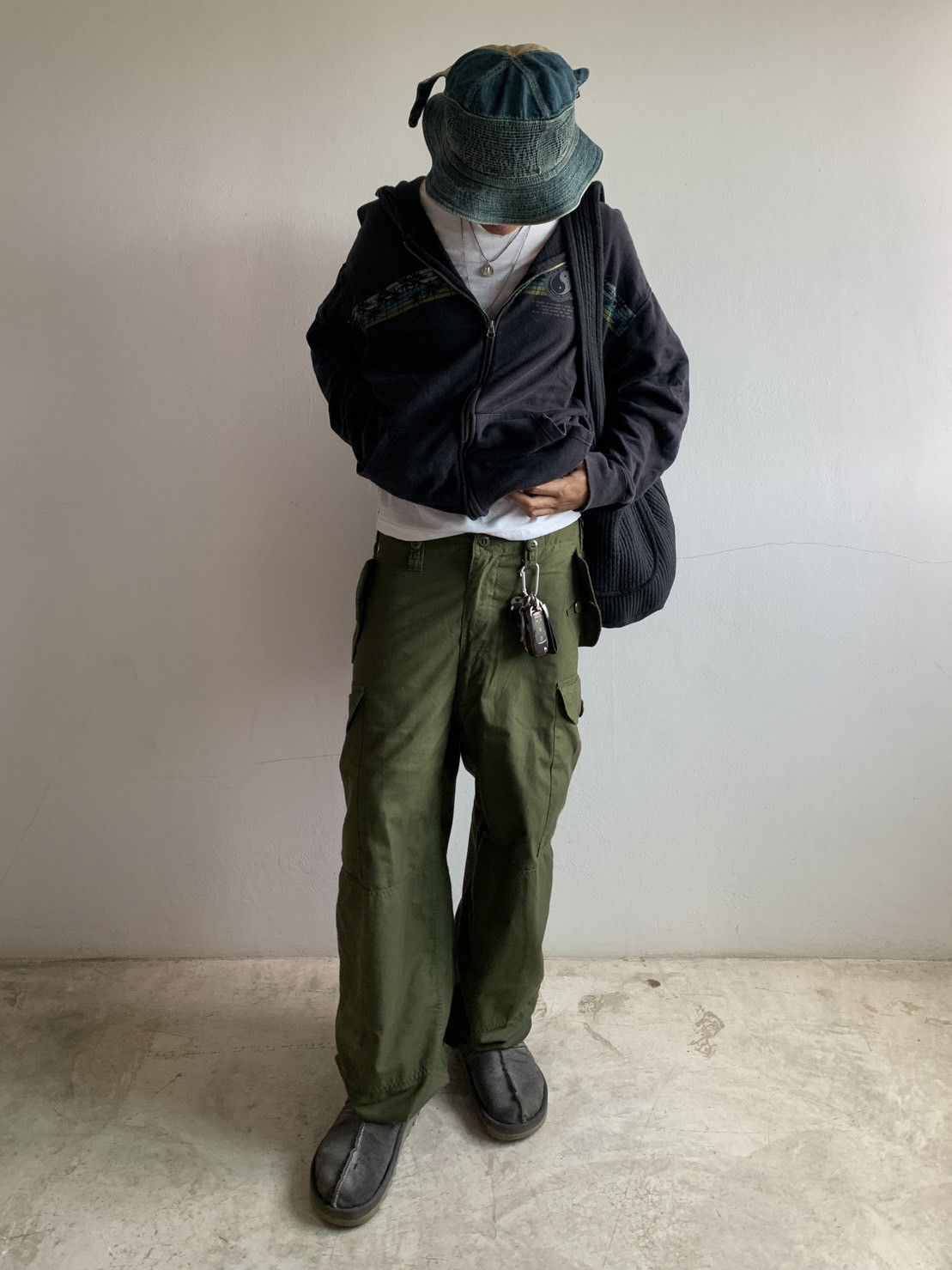 Vintage 70's Vintage Military Cargo Pants Size US 32 / EU 48 - 8 Thumbnail