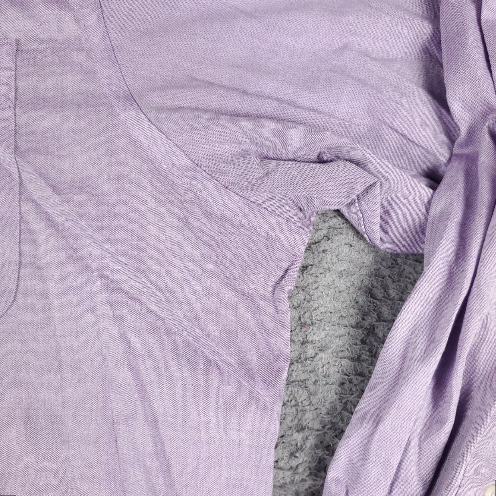 Ralph Lauren Ralph Lauren Dress Shirt Mens 17 Purple Long Sleeve Button-Down Cotton Size 46R - 4 Thumbnail