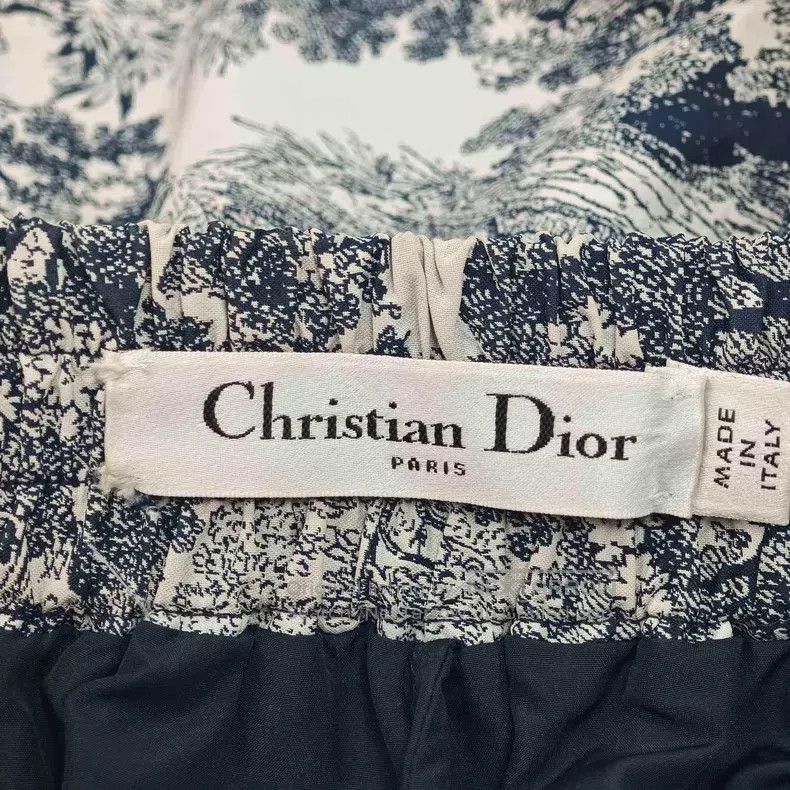 Dior Dior Dark blue jungle animal big logo skirt pants Size 24" / US 00 / IT 34 - 5 Thumbnail