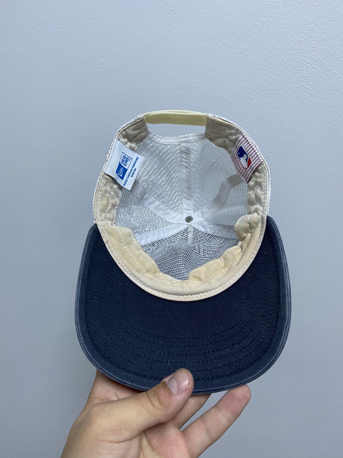 New York Yankees × Vintage New York Yankees NY Cap Vintage Big Logo Baseball Size ONE SIZE - 6 Thumbnail