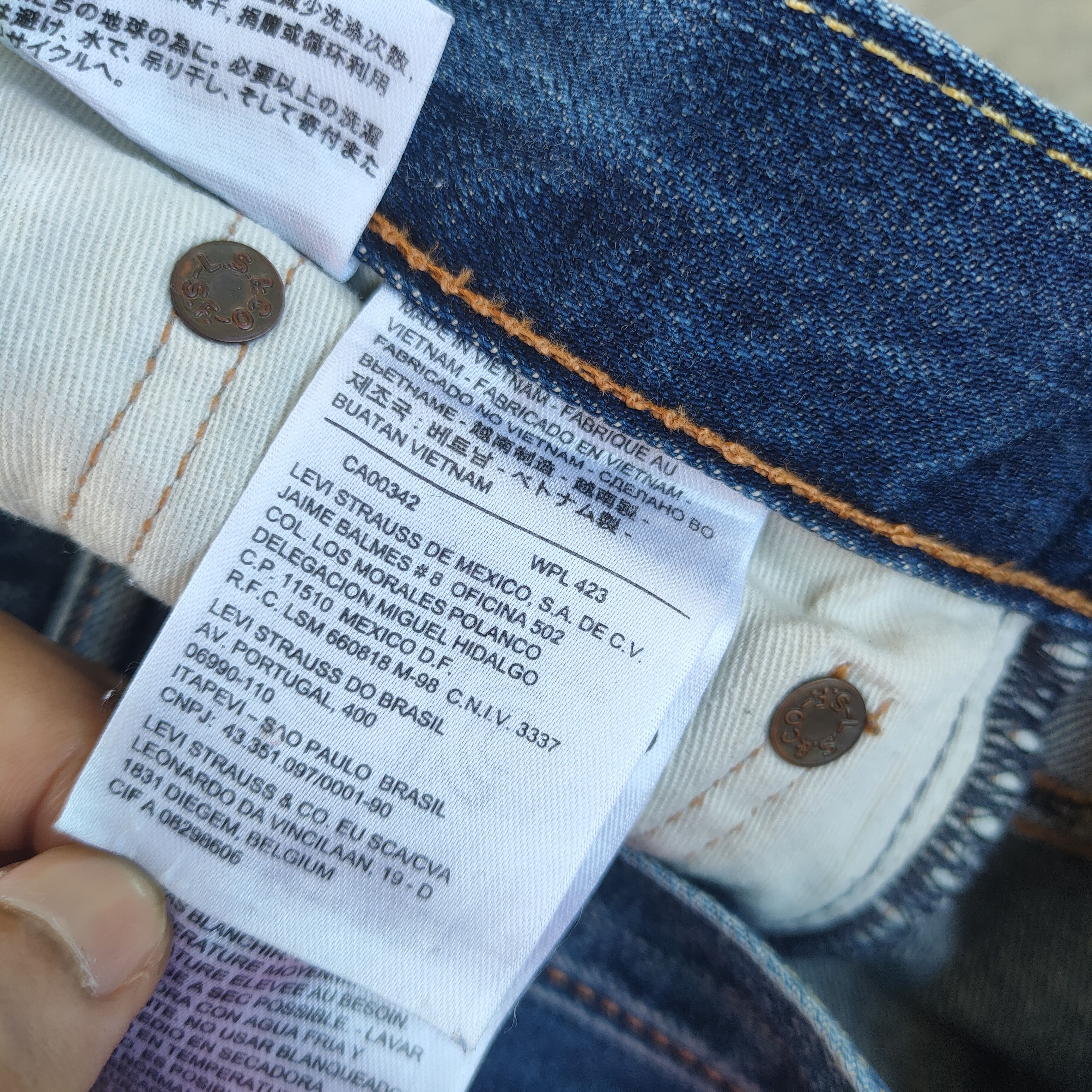 Levi's Vintage Clothing W30 VINTAGE LEVI'S 502 FADED DISTRESSED JEAN DENIM PANTS Size US 30 / EU 46 - 14 Thumbnail