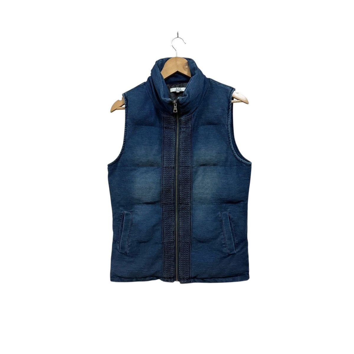 In The Attic A.TC In The Attic Down Vest Sashiko design Size US M / EU 48-50 / 2 - 1 Thumbnail