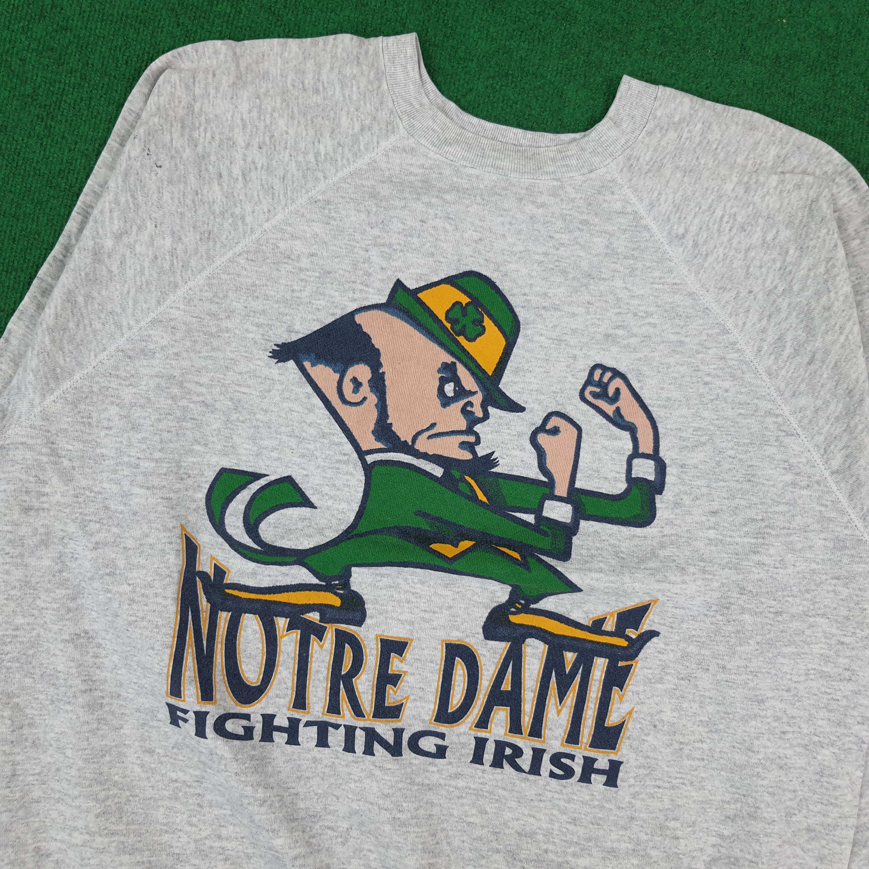 Vintage Vintage Notre Dame Fighting Irish Swetashirts Size US L / EU 52-54 / 3 - 2 Thumbnail