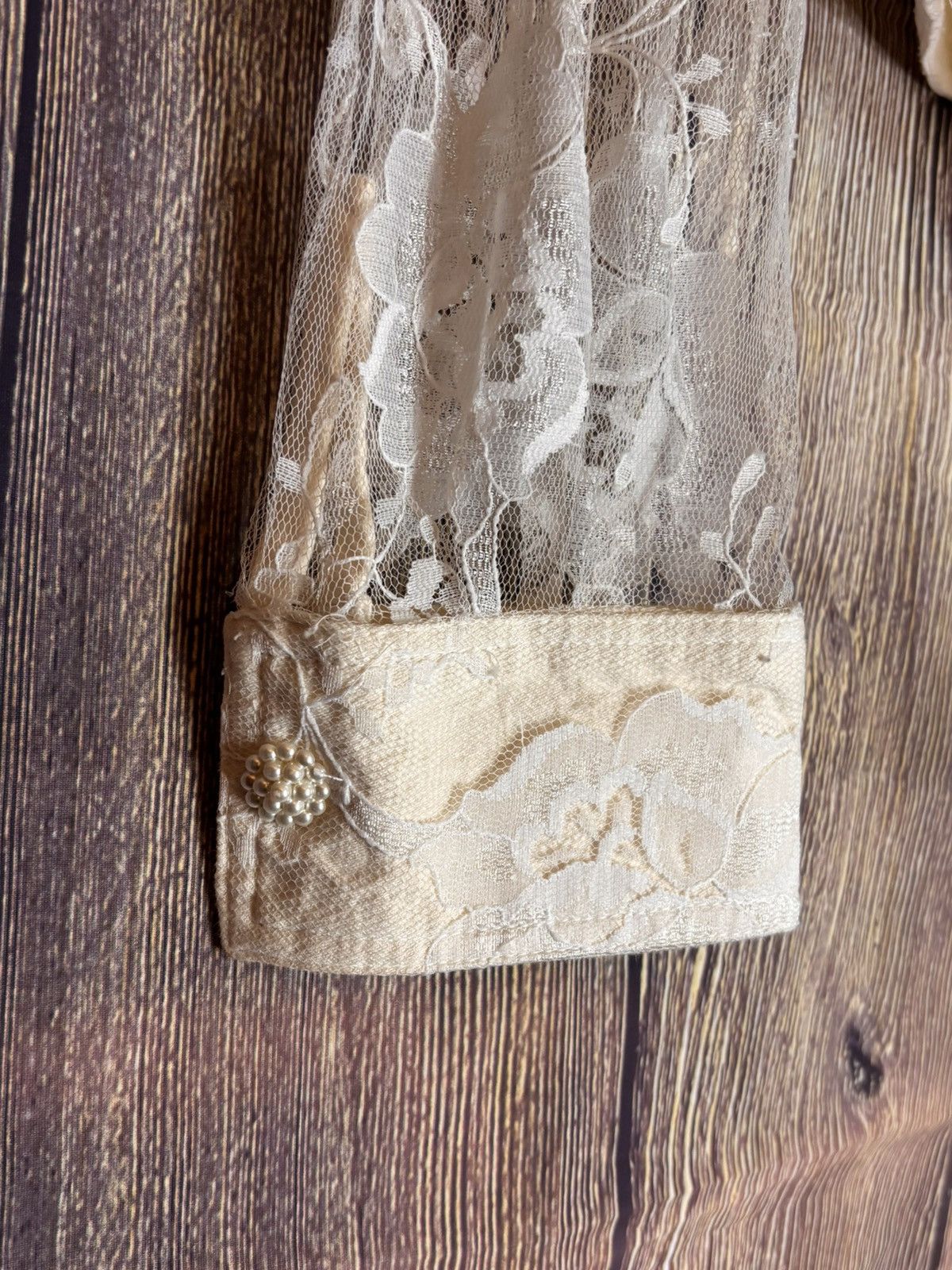 Other d.frank denim & lace cropped jacket Size L / US 10 / IT 46 - 8 Thumbnail