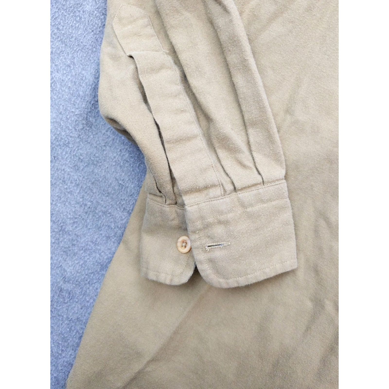 Vintage VINTAGE L.L.Bean Shirt Mens Medium Brown Twill Button Up Plaid Lined Made In USA Size US M / EU 48-50 / 2 - 4 Thumbnail