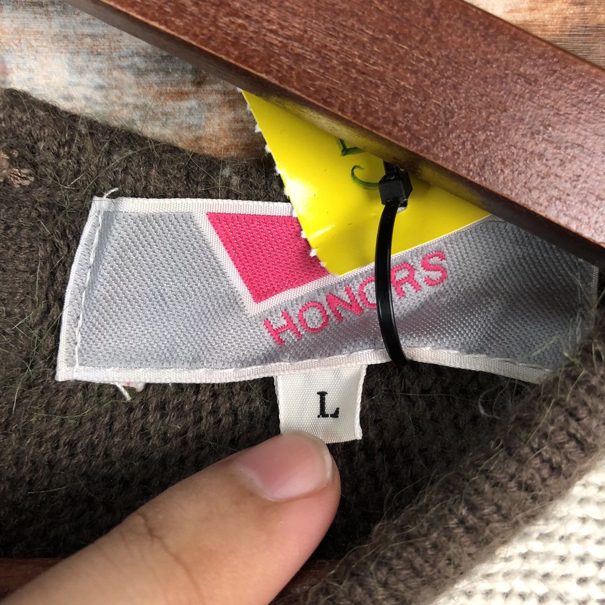 Vintage DL Honors cat vintage japan Brown Knitwear #C562 Size L / US 10 / IT 46 - 10 Thumbnail