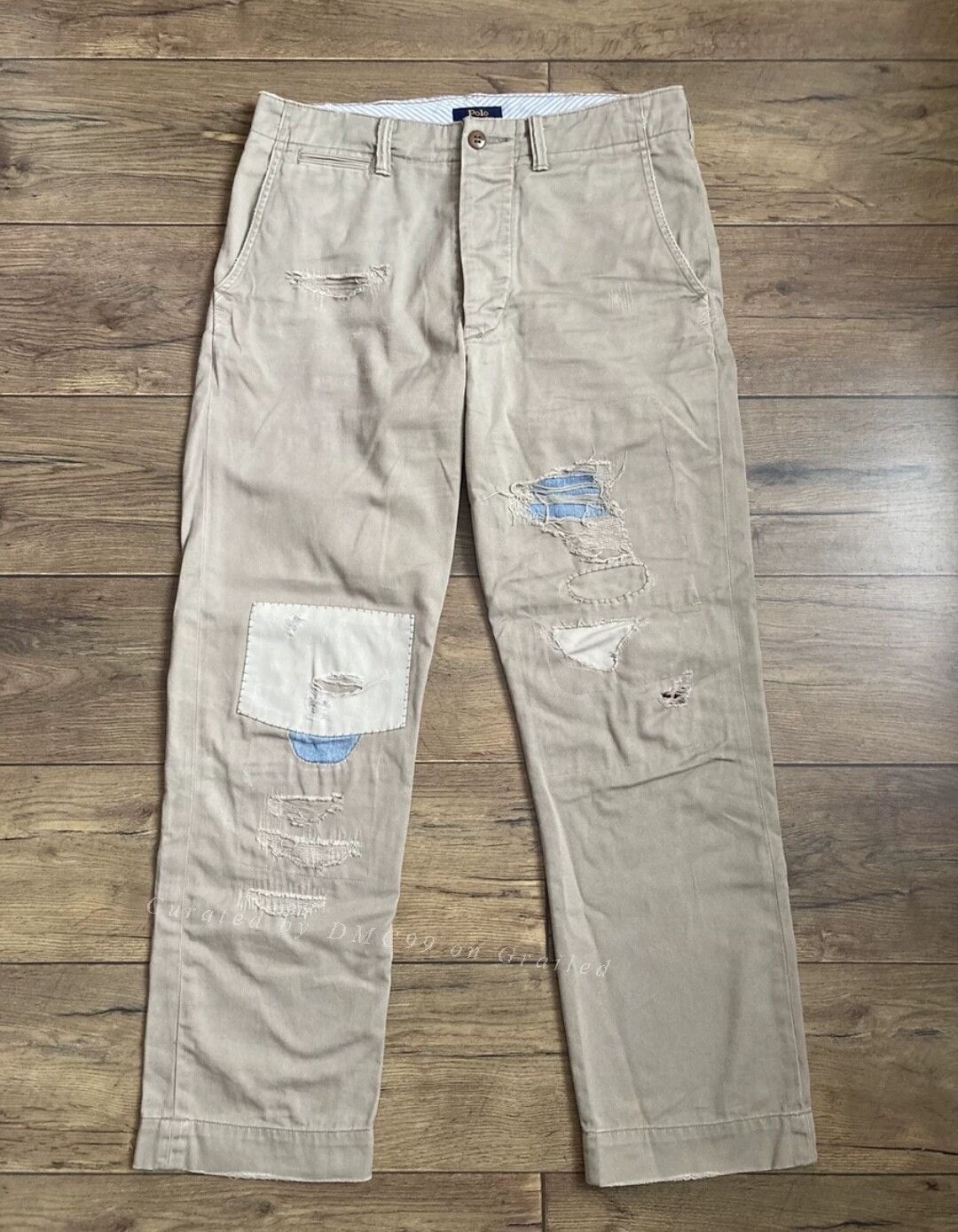 RRL Ralph Lauren Ralph Lauren Distressed Work Pants Size US 30 / EU 46 - 1 Thumbnail