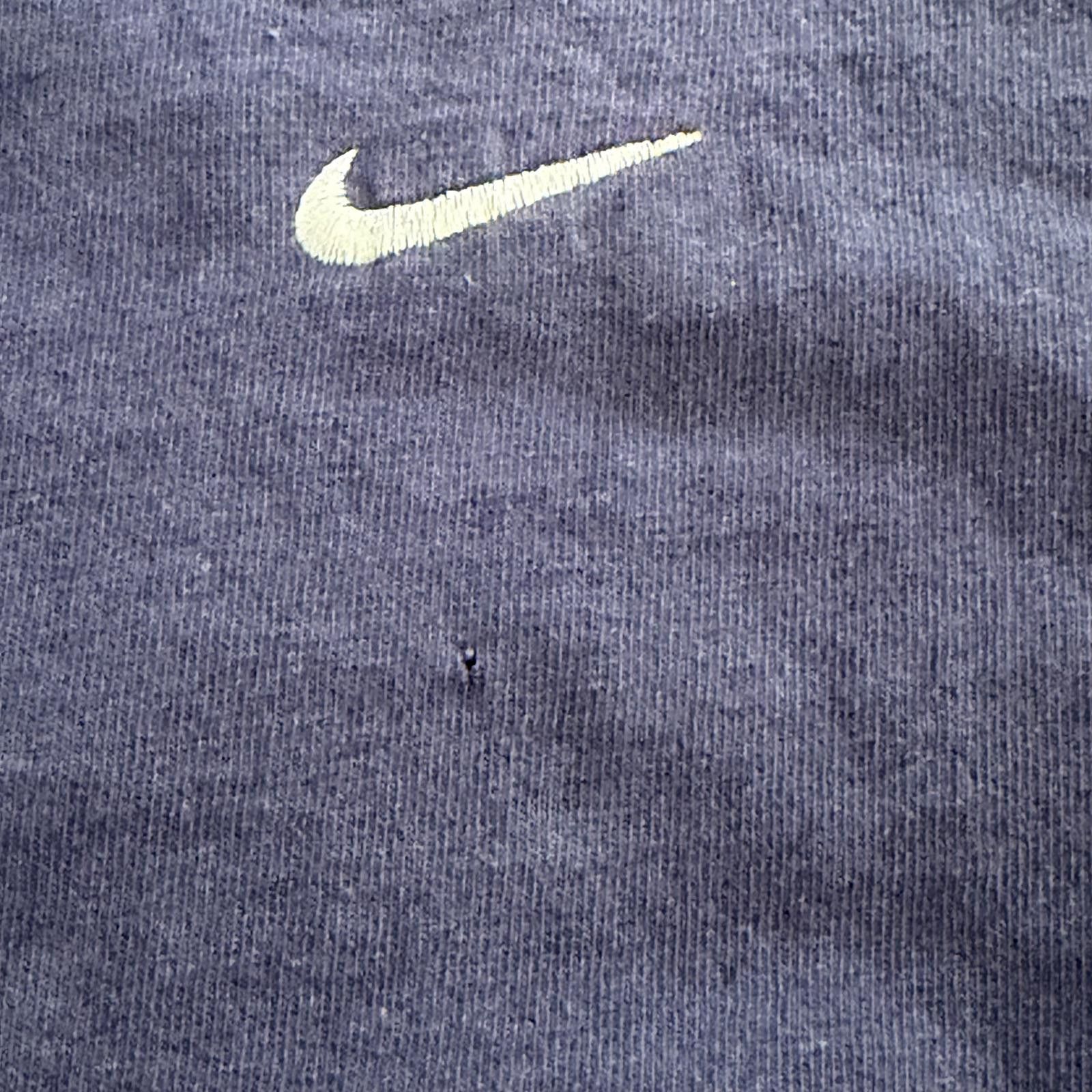 Nike Vintage Y2K Nike Swoosh Navy Blue Shirt Size US XL / EU 56 / 4 - 5 Thumbnail