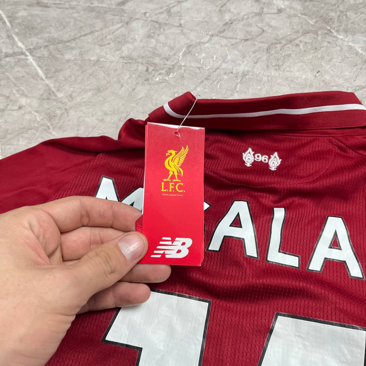 New Balance NWT New Balance Liverpool Jersey 2018/2019 #11 M.SALAH Size US L / EU 52-54 / 3 - 20 Thumbnail