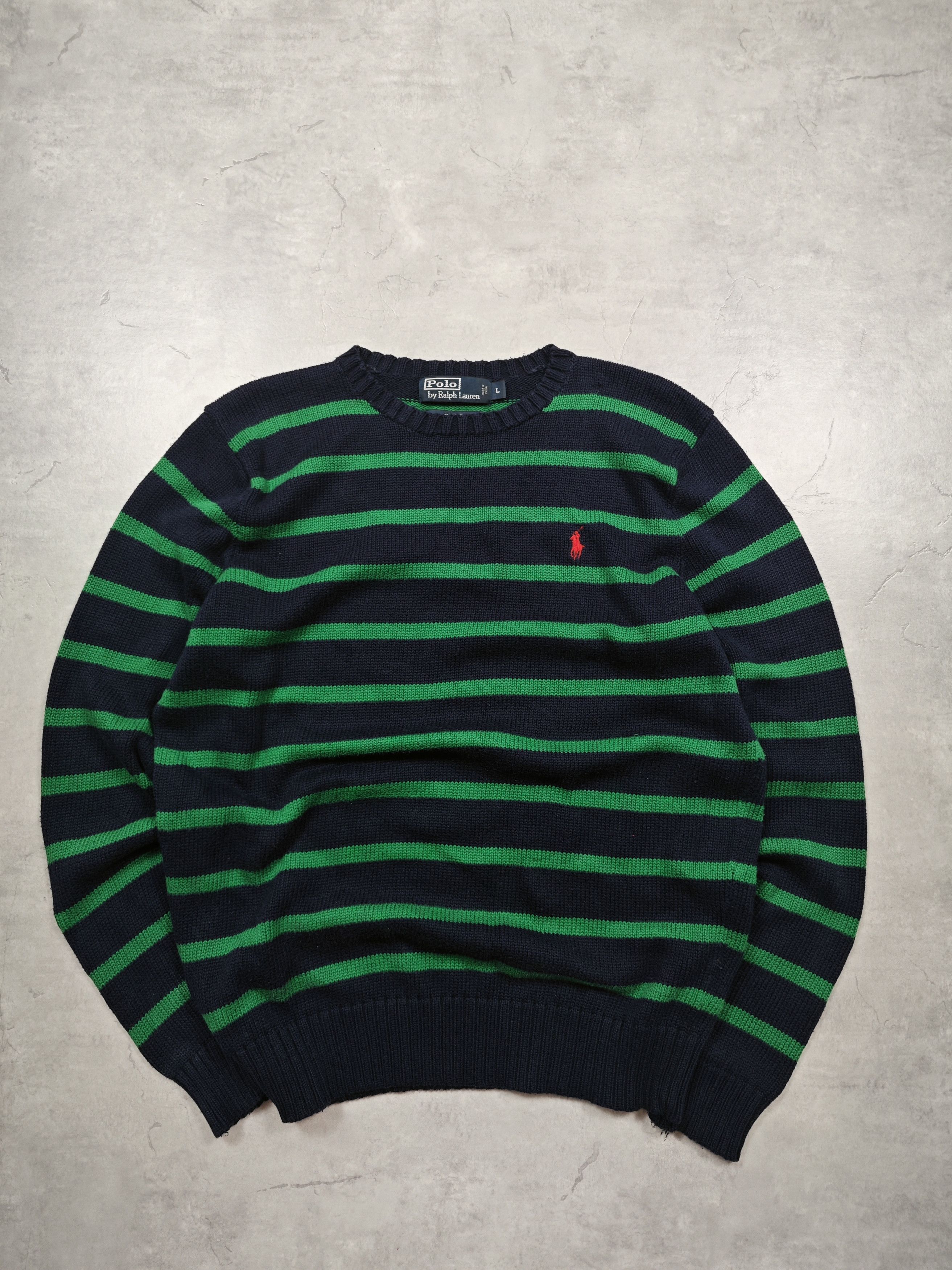Polo Ralph Lauren Polo Ralph Lauren Vintage Sweater Size US L / EU 52-54 / 3 - 1 Thumbnail