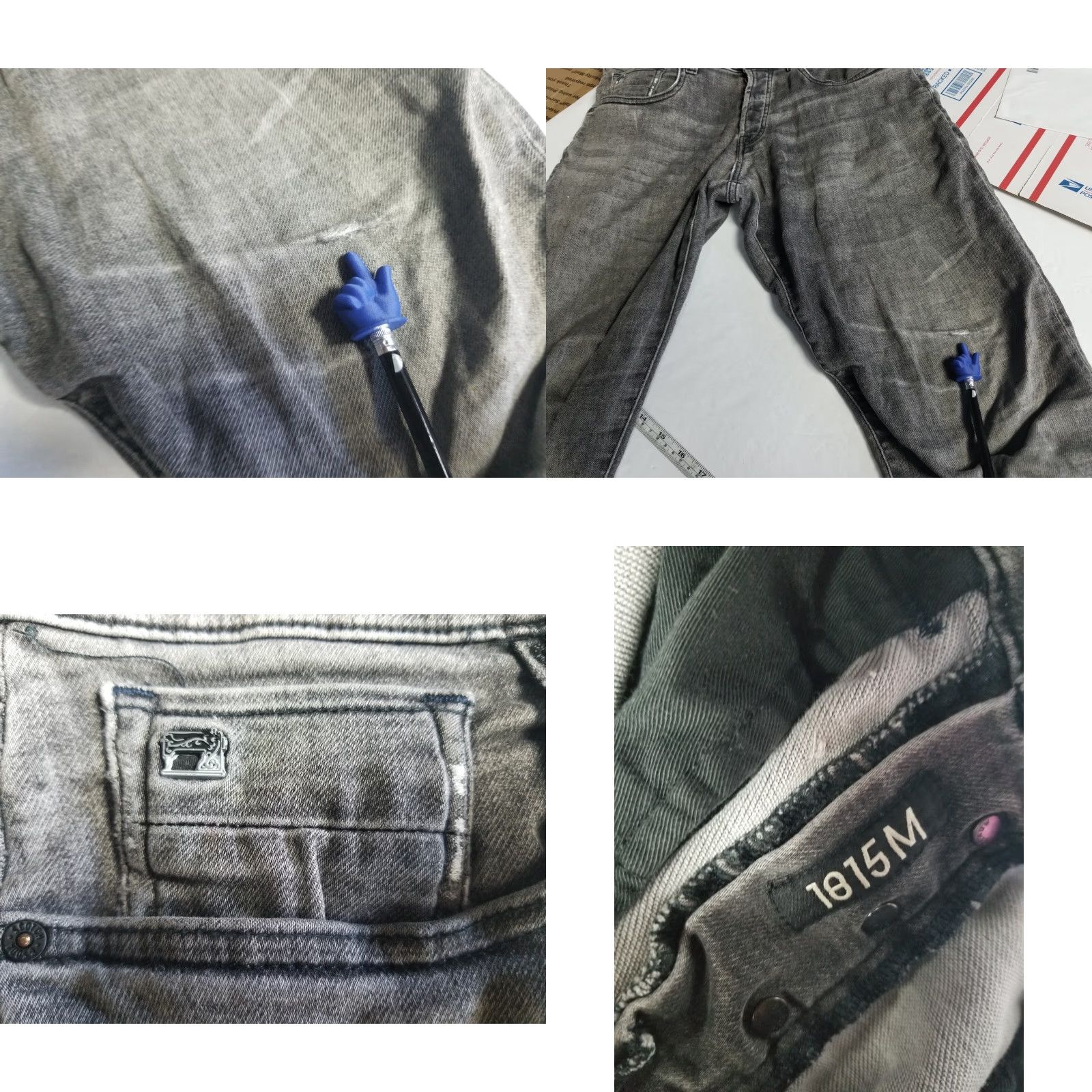 Scotch & Soda Scotch & Soda Jeans Mens 32x32 Gray Button Fly Distressed See Pics Size US 32 / EU 48 - 8 Thumbnail