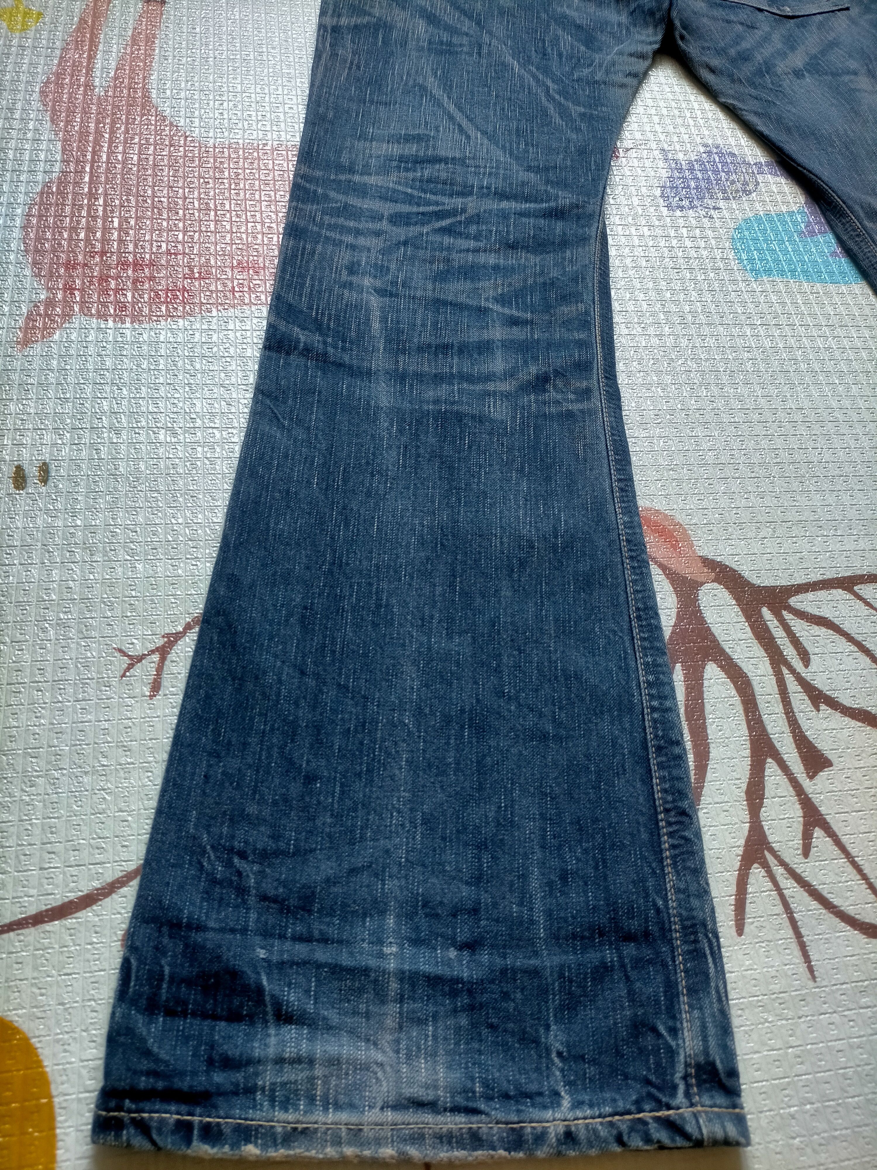 Edwin Flare Jeans Edwin 503 Blue Trip Boot cut Jeans Size US 33 - 17 Thumbnail