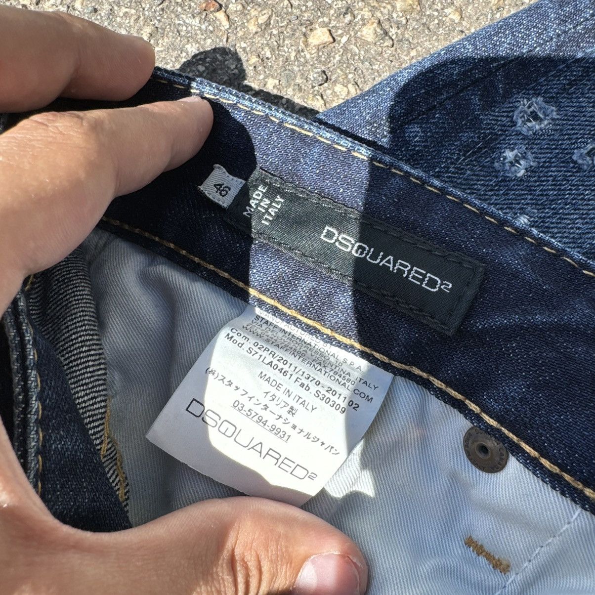 Dsquared2 × Vintage vintage dsquared2 jeans distressed rap y2k Size US 32 / EU 48 - 16 Thumbnail