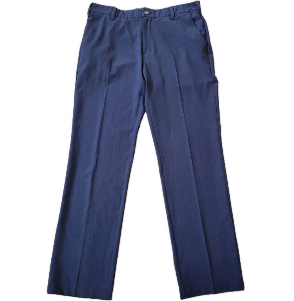 Adidas Adidas Navy Polyester Spandex Blend Slim-Fit Golf Pant 32/32 Size US 32 / EU 48 - 4 Thumbnail