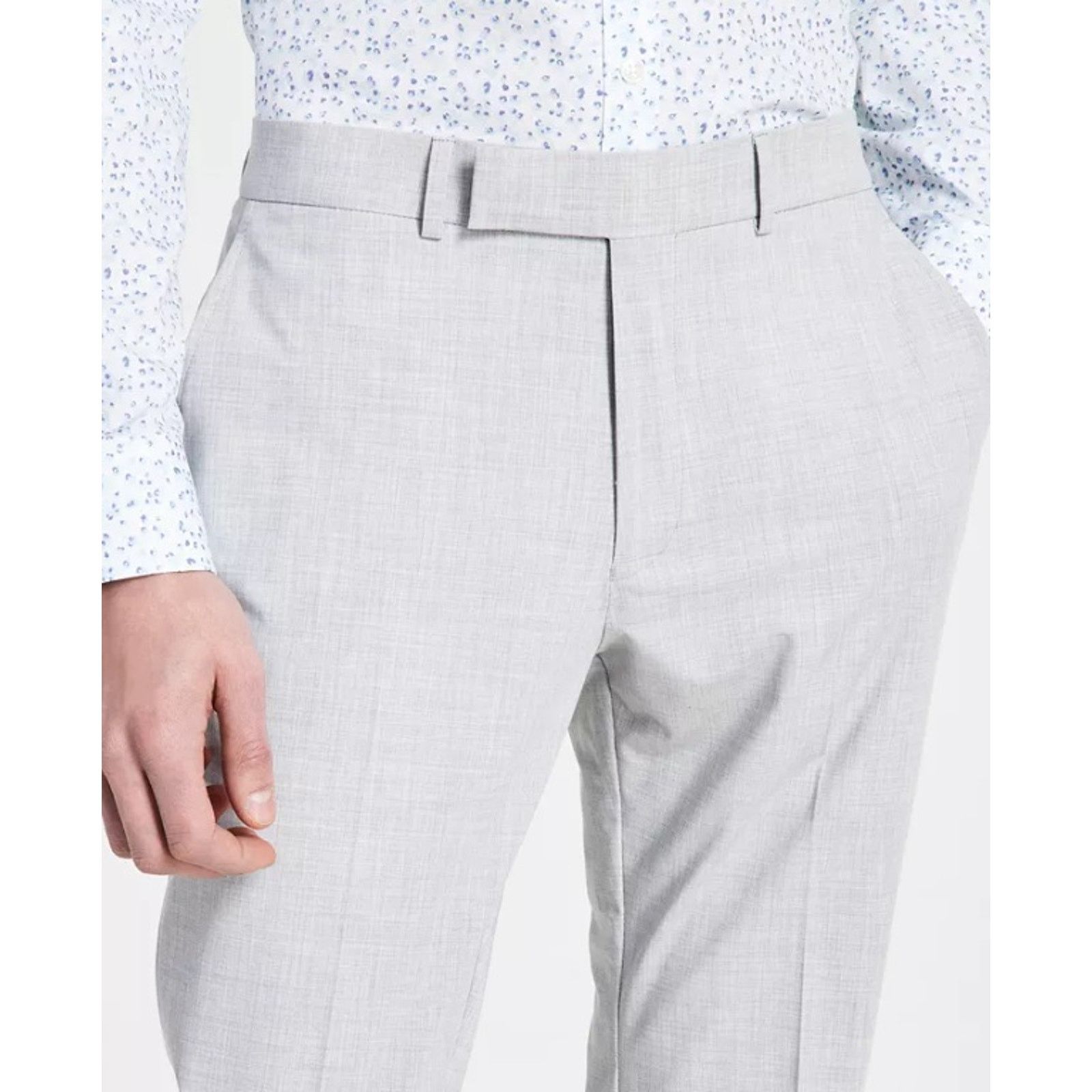Kenneth Cole Kenneth Cole Men's Slim-Fit Dress Pants Size 37W 32L Size US 37 - 2 Thumbnail