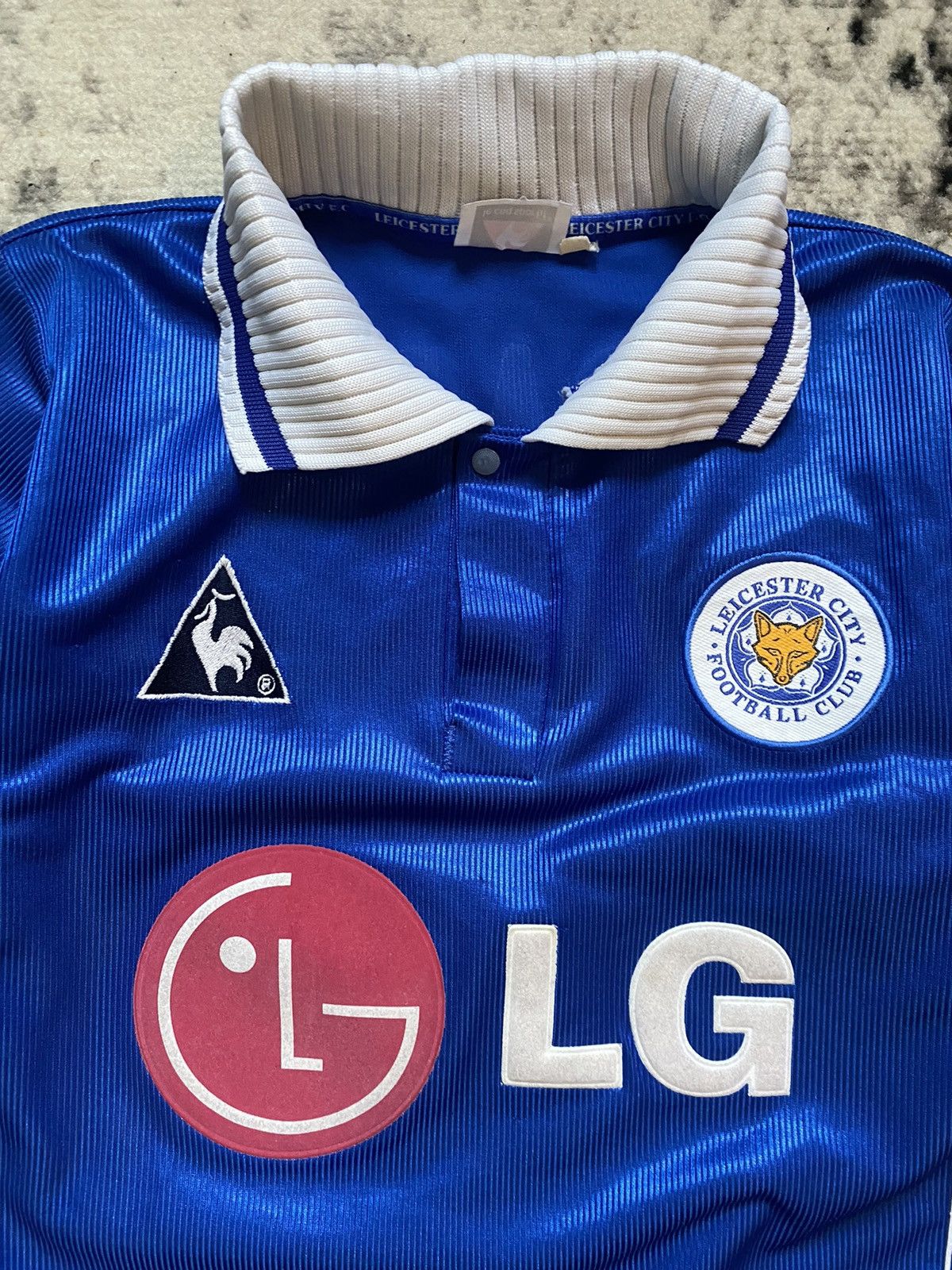 Le Coq Sportif × Vintage Leicester City FC 2002-2003 Home Soccer Jersey LG Blockcore Size US S / EU 44-46 / 1 - 6 Thumbnail