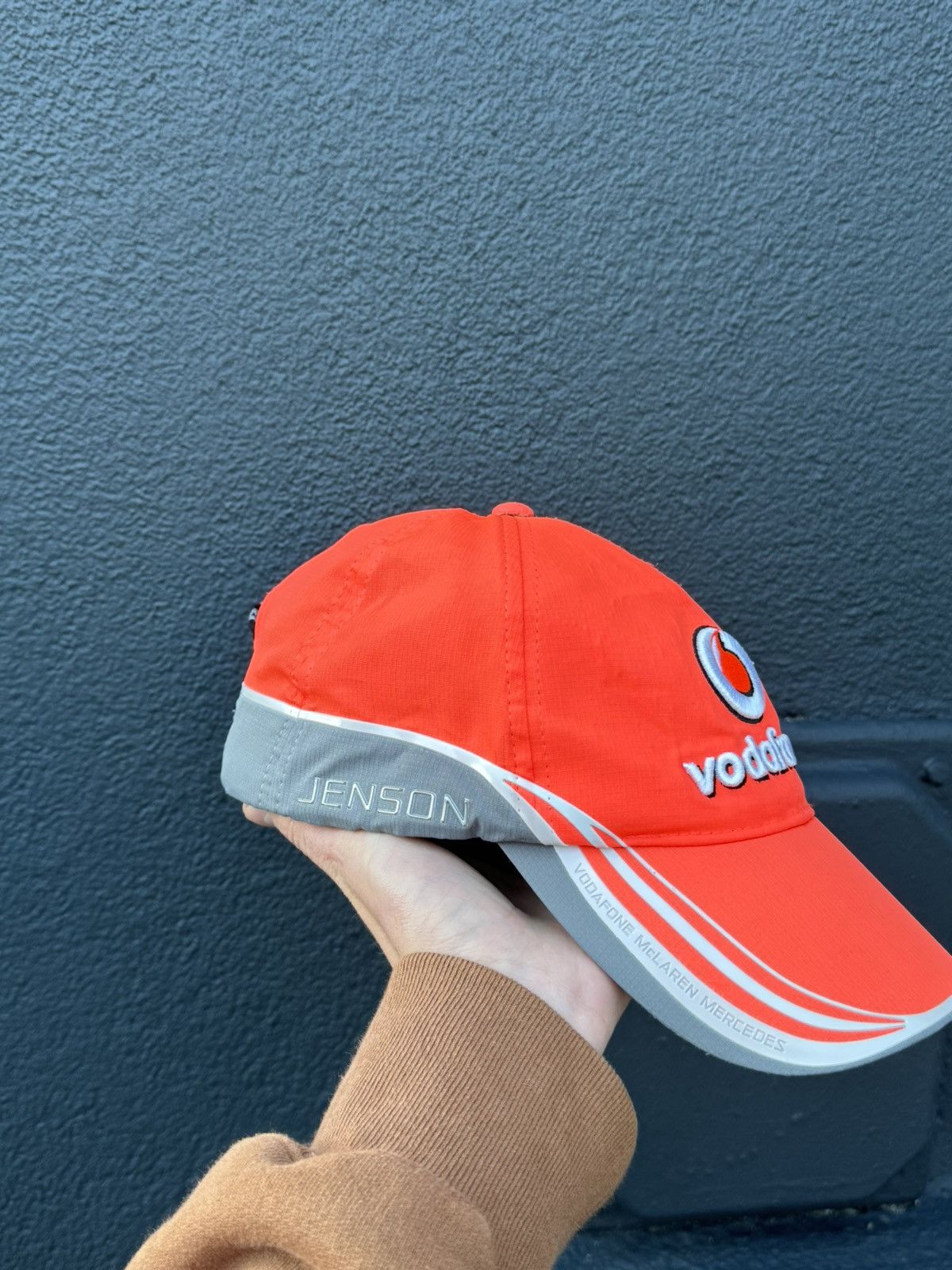 Malcolm McLaren × Mercedes-Benz Vintage Vodafone McLaren Mercedes Jenson Sergio Cap Hat Size ONE SIZE - 3 Thumbnail