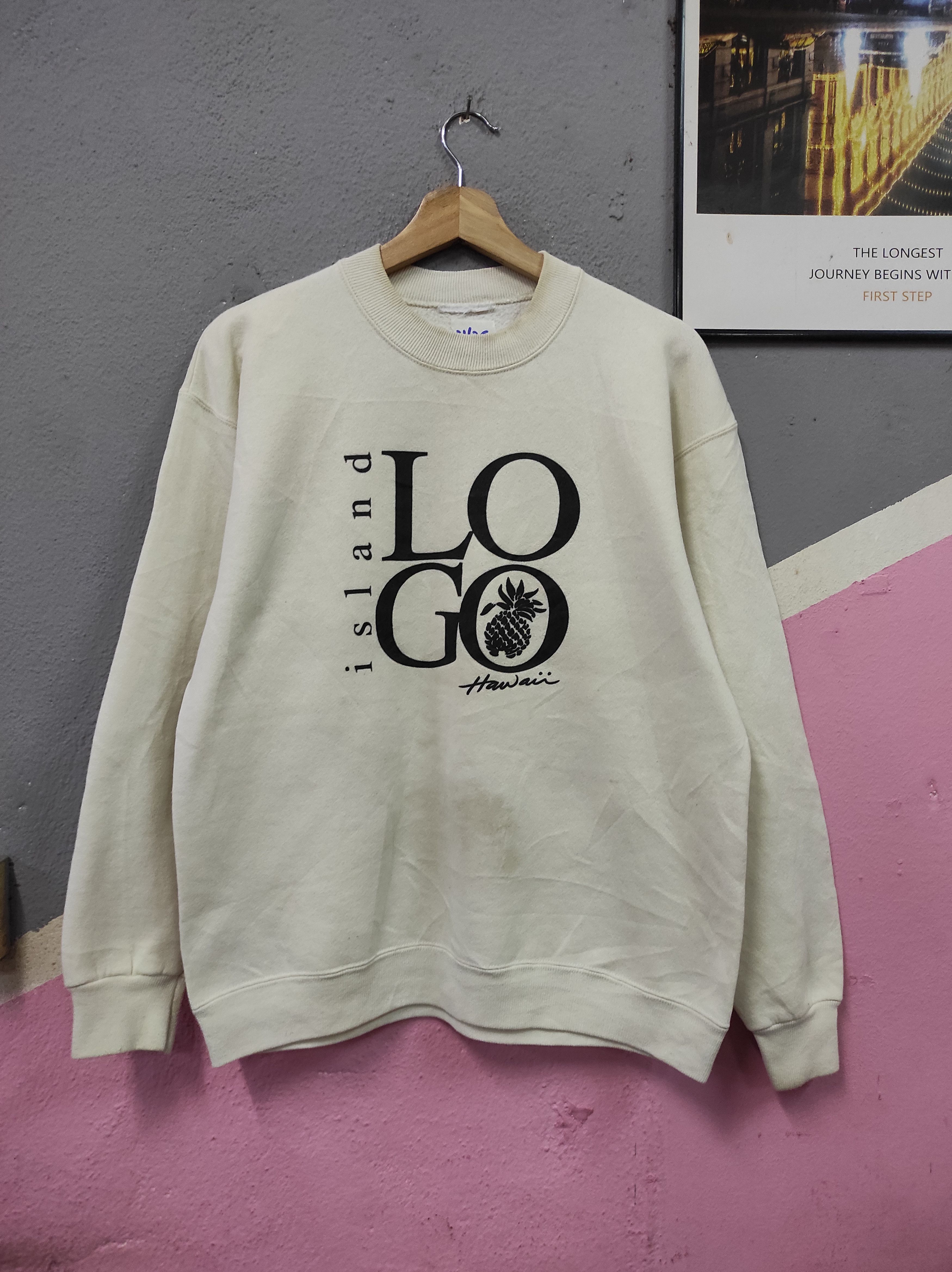 Japanese Brand × Vintage HAWAII LOGO ISLAND VTG SWEATSHIRT Size US M / EU 48-50 / 2 - 1 Thumbnail