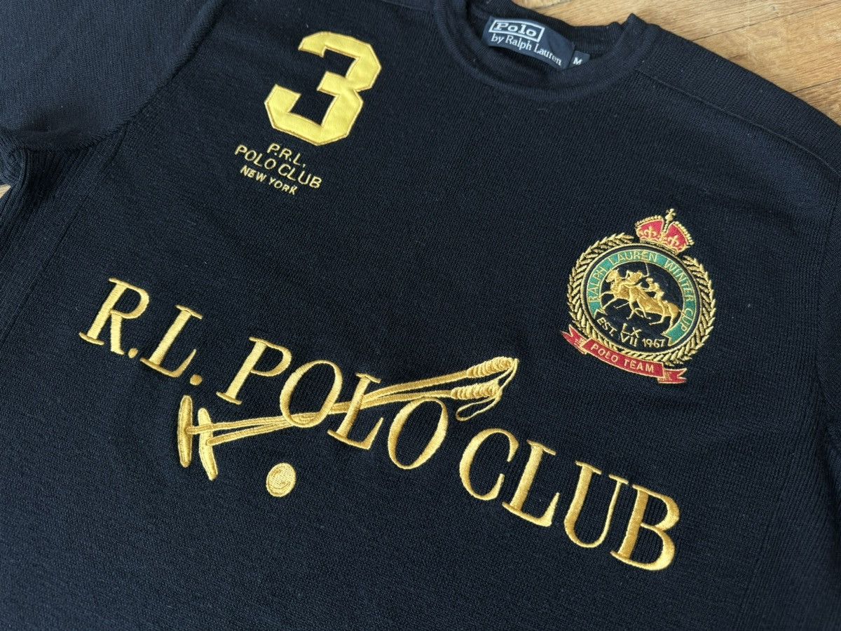 Polo Ralph Lauren Vintage Polo Ralph Lauren RL Polo Club Merino Wool Sweater M Size US M / EU 48-50 / 2 - 3 Thumbnail
