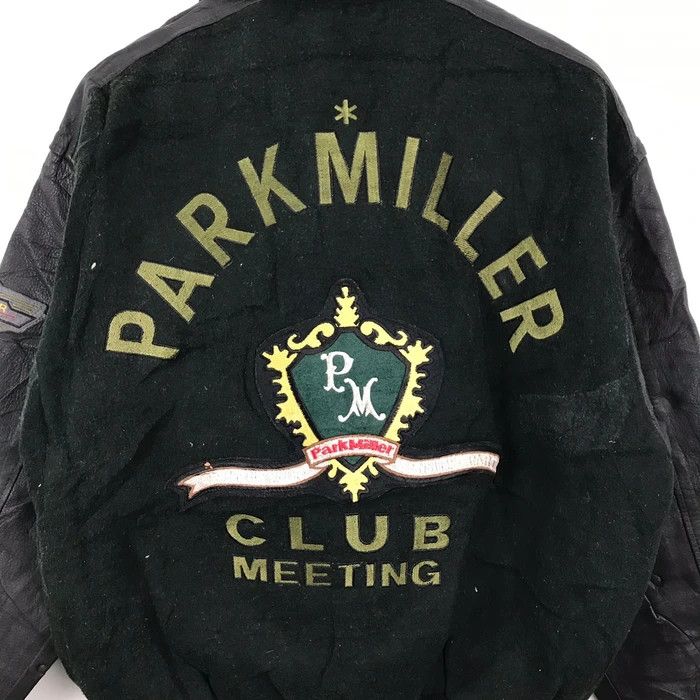 Japanese Brand × Vintage SY0272 VTG PARKMILLER CLUB LEATHER SLEEVE VARSITY JACKETS Size US M / EU 48-50 / 2 - 2 Thumbnail
