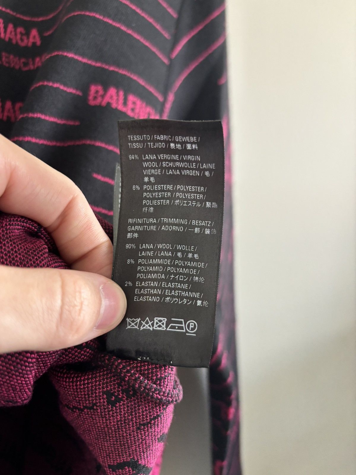 Balenciaga Balenciaga Allover Logo Sweater Size US XS / EU 42 / 0 - 6 Thumbnail
