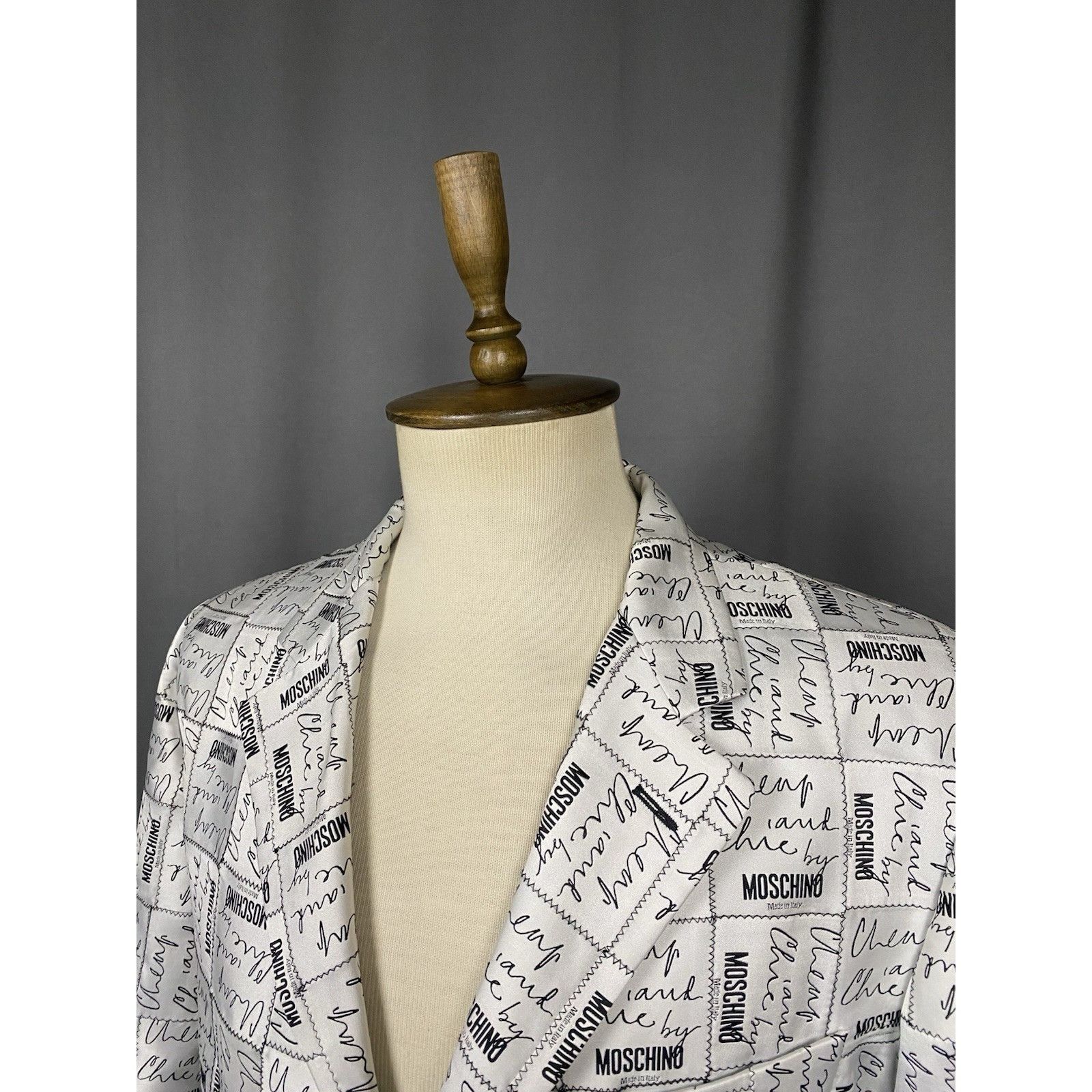 Moschino Rare & Iconic 1990's Moschino Cheap & Chic Label 3-button Bl Size 52R - 5 Thumbnail