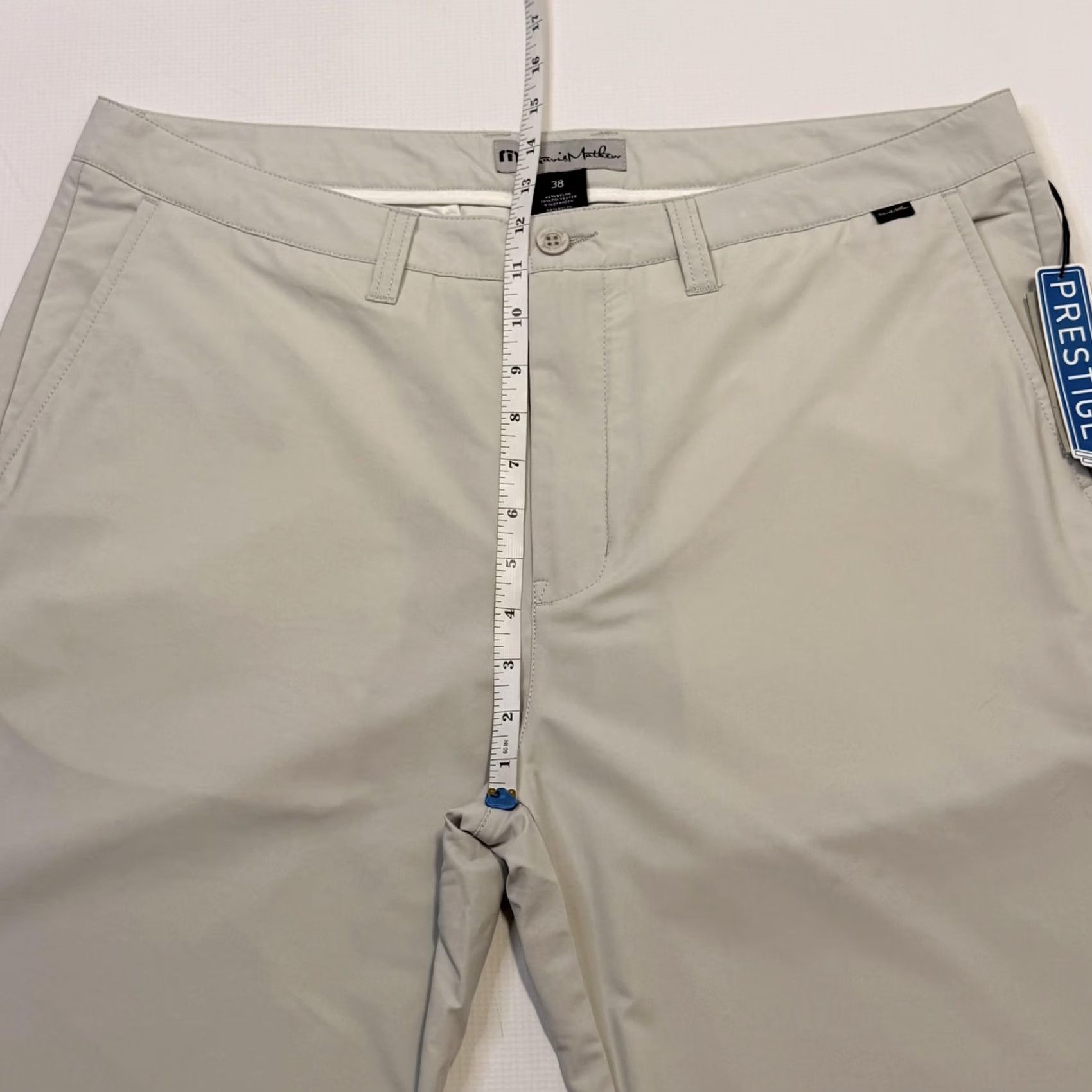 TravisMathew TravisMathew Pant Mens 38x32 Gray Prestige Hough Chino Golf Stretch Performance Size US 38 / EU 54 - 4 Thumbnail