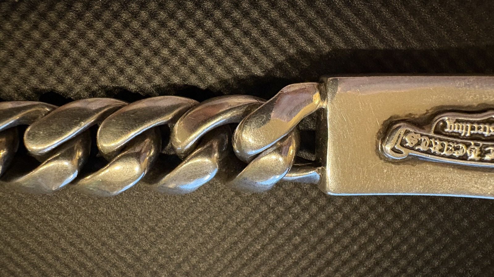 Chrome Hearts Original Chrome Hearts Bracelet 925 Sterling Silver Bracelet Size ONE SIZE - 5 Thumbnail