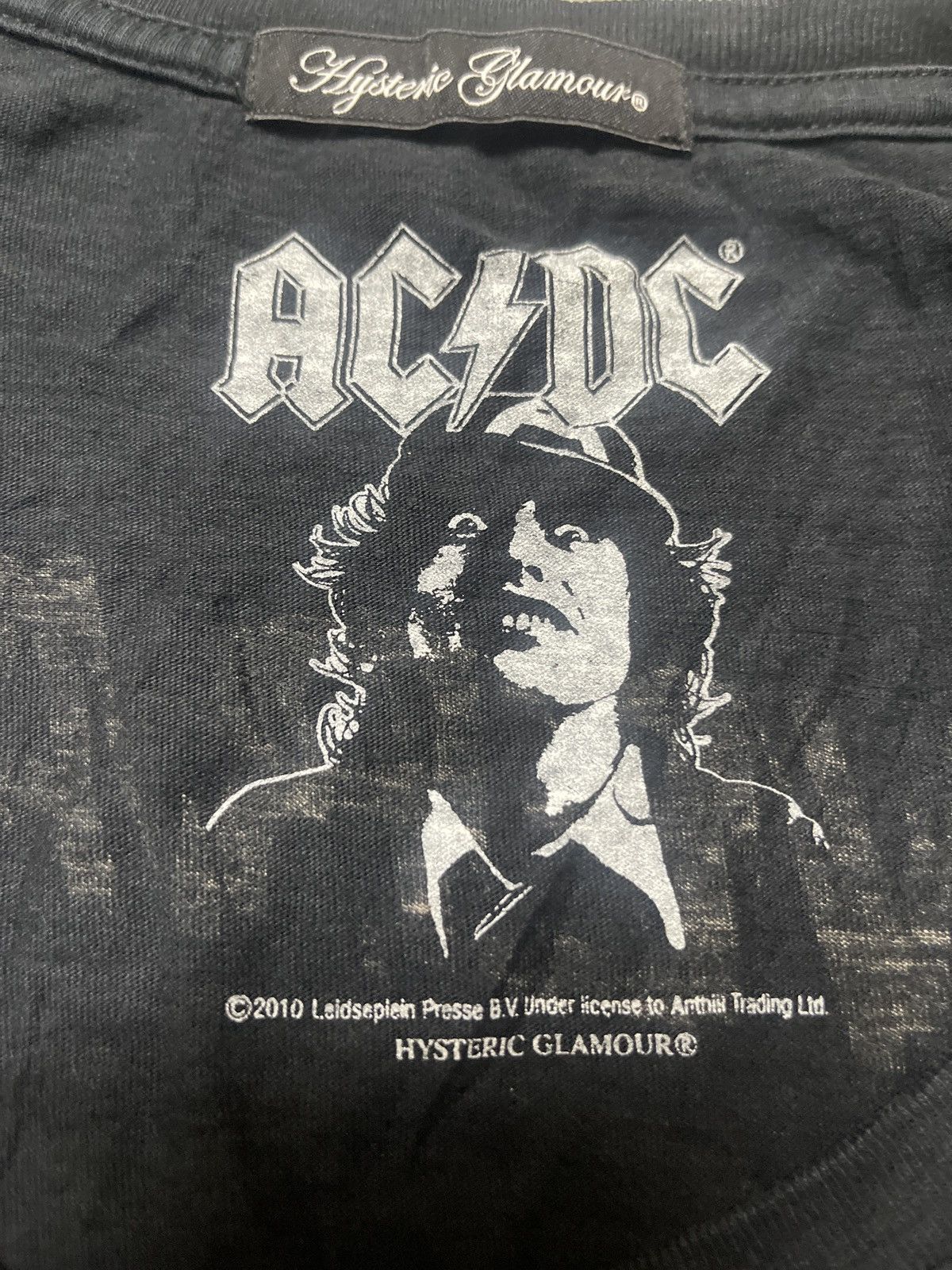 Hysteric Glamour × Japanese Brand Hysteric Glamour ACDC Powerage T Shirt Size US XS / EU 42 / 0 - 7 Thumbnail