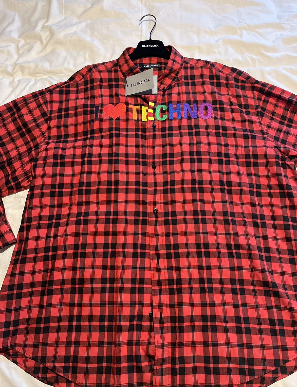 Balenciaga Balenciaga i ❤️ techno oversize shirt. Size US M / EU 48-50 / 2 - 3 Thumbnail