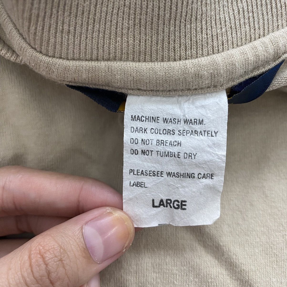 Vintage Vintage WOOLRICH USA Big Check Box Beige Oversize Shirt Size US L / EU 52-54 / 3 - 6 Thumbnail