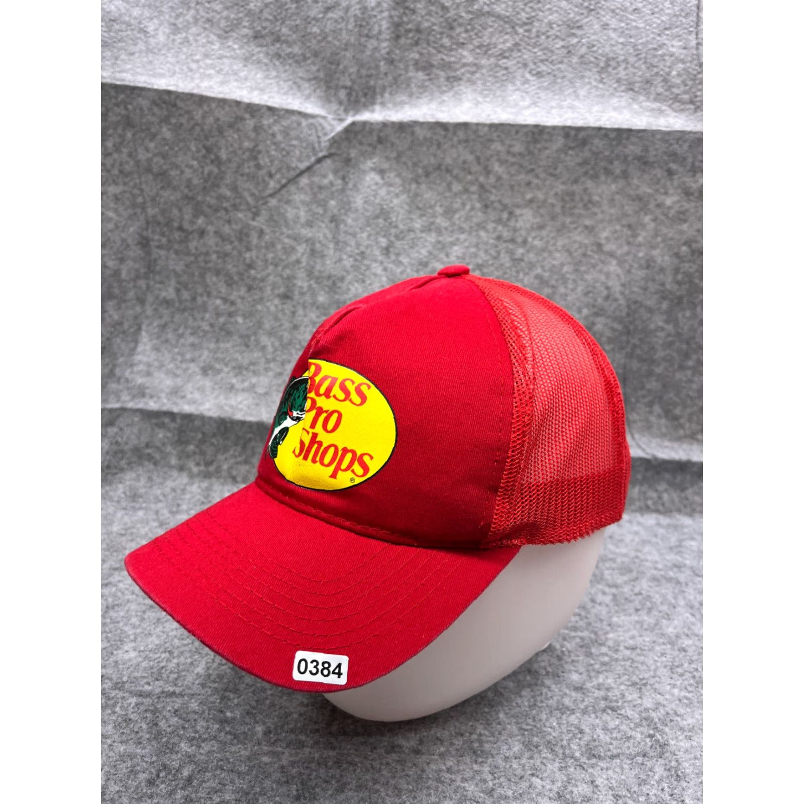 Bass Pro Shops Bass Pro Shops Hat Cap Snap Back Adult Red Cotton Twill Truckerit Trucker Fish Logo Casual Hats Mens One Size Size ONE SIZE - 4 Thumbnail