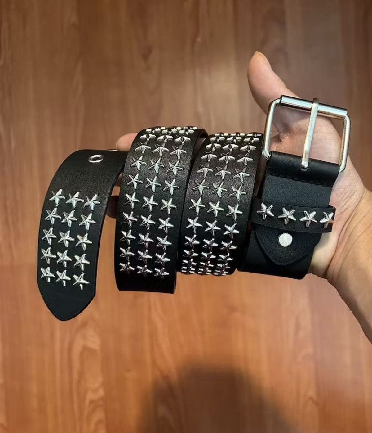 Other Stars Rivet Belt Heavy Metal Belt Size ONE SIZE - 3 Thumbnail