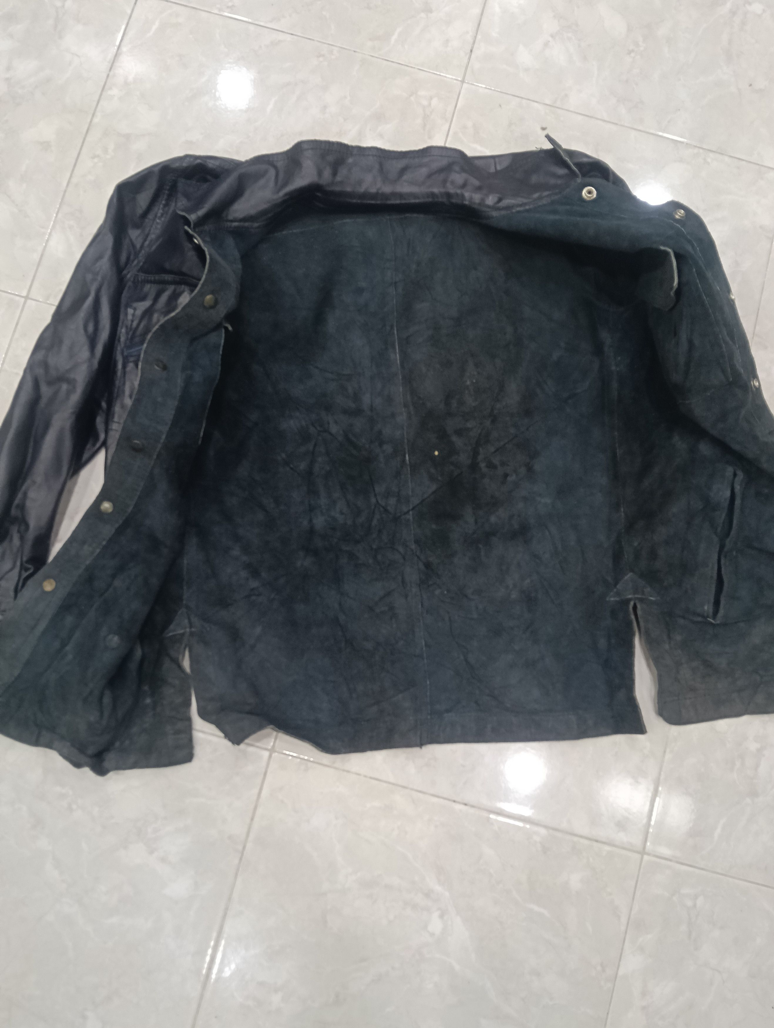 Yohji Yamamoto Vintage Unbrand Leather Jacket Riversible Size US L / EU 52-54 / 3 - 5 Thumbnail