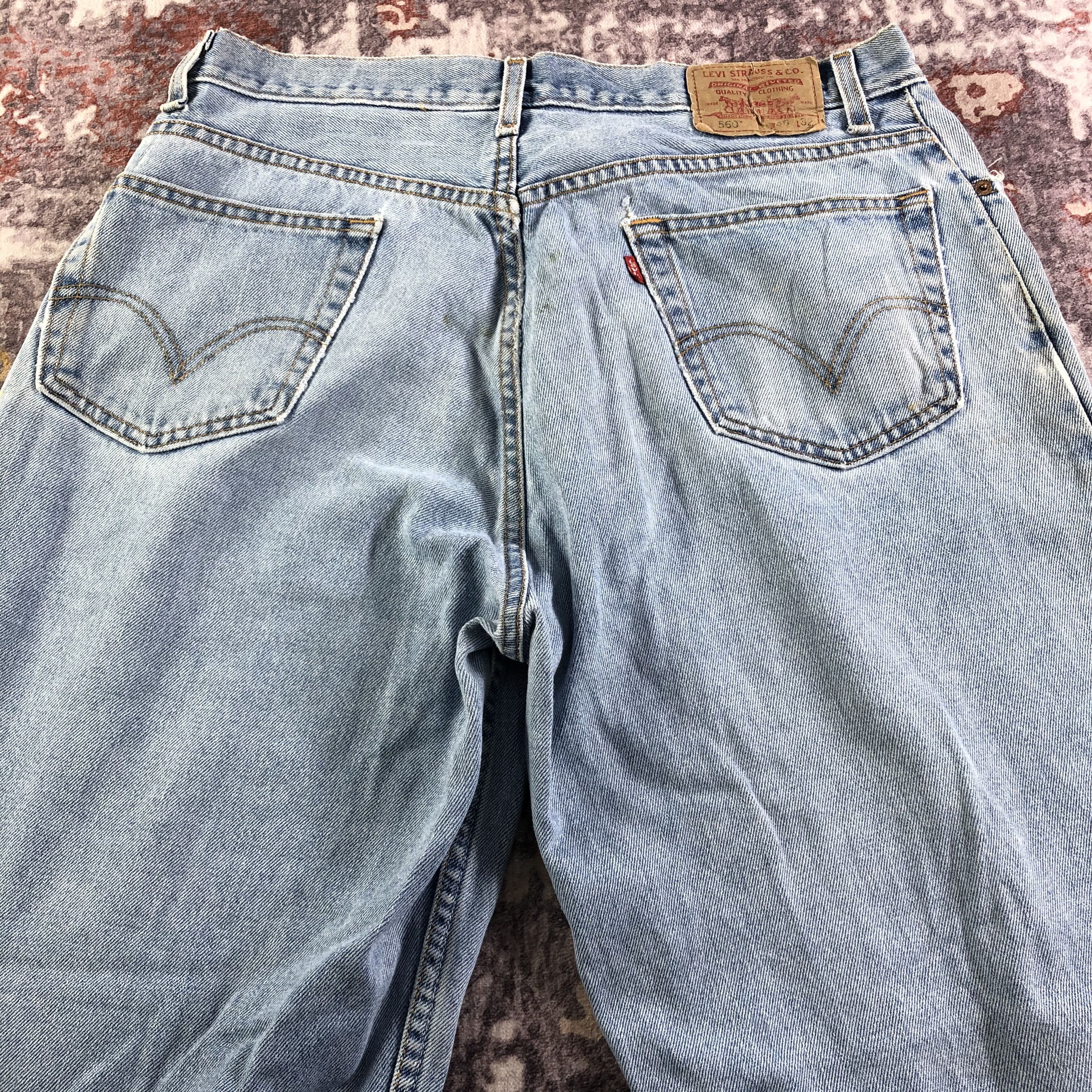 Levi's × Vintage Vintage Light Wash Levis 560 Jeans-JM3418 Size US 36 / EU 52 - 5 Thumbnail