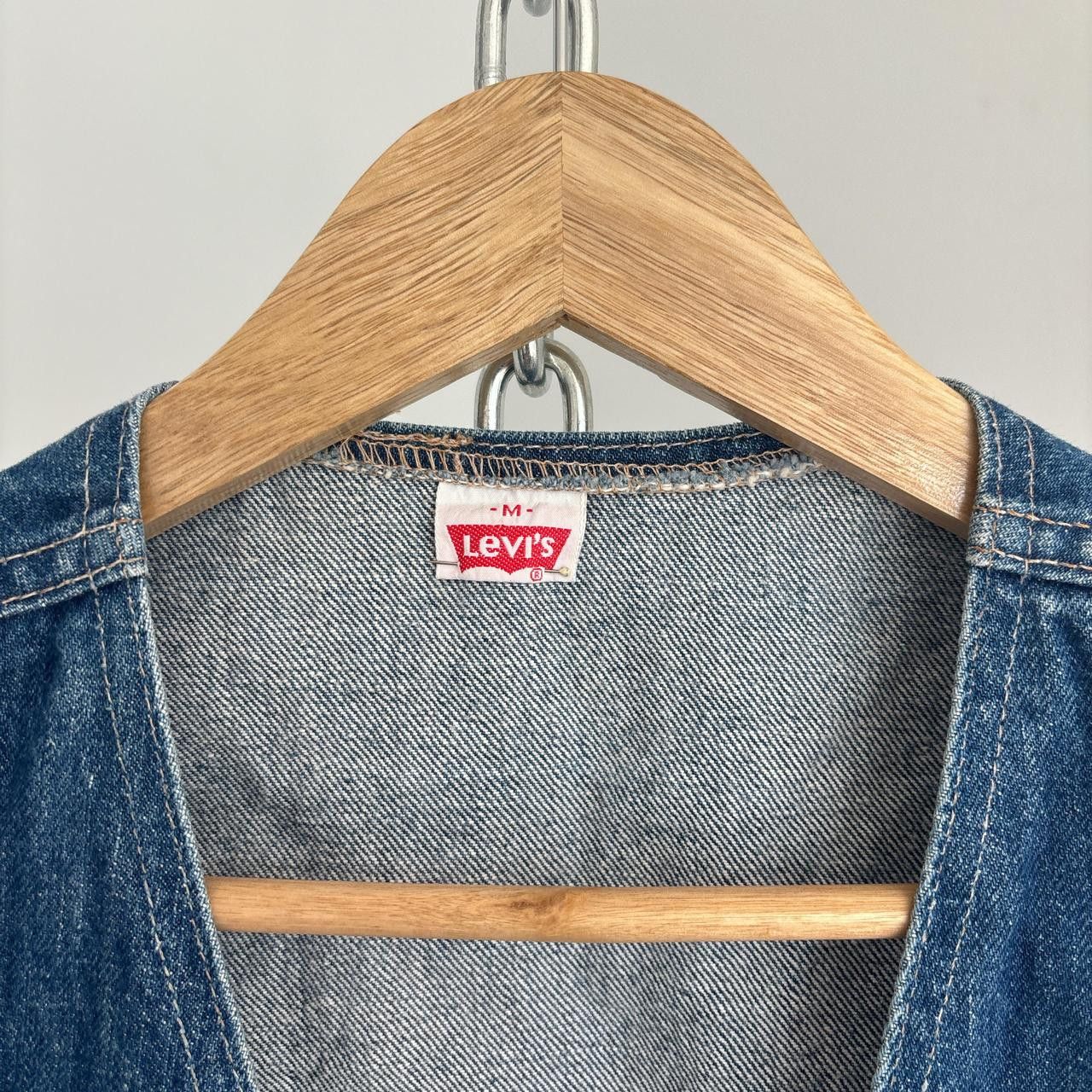 Levi's Vintage Clothing True Vintage 70s Denim Levi’s Vest Western Orange Tab Medium Size M / US 6-8 / IT 42-44 - 5 Thumbnail