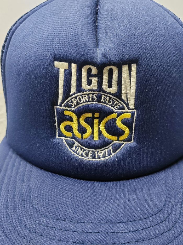 Asics Vintage Asics Trucker Cap Hat Size ONE SIZE - 3 Thumbnail