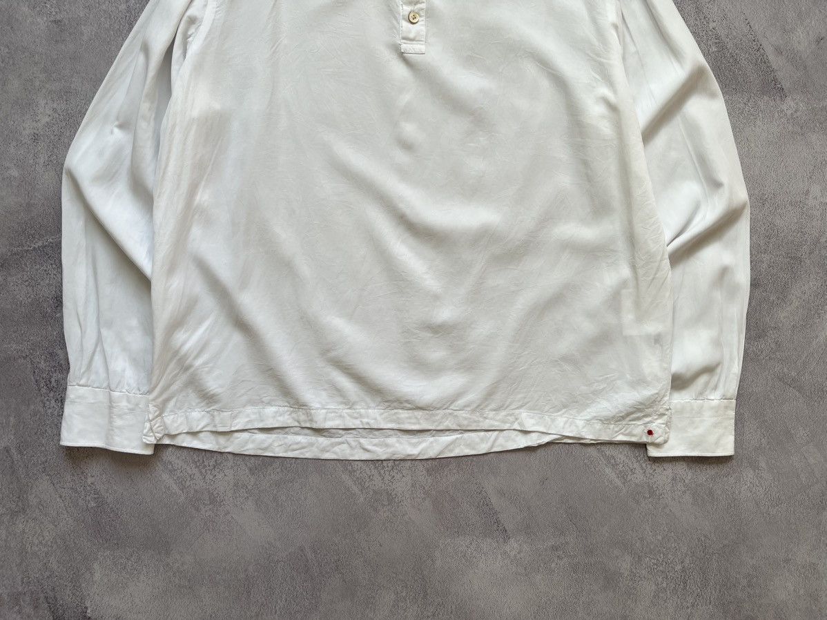 Kiton Kiton White Lyocell Light Mens Shirt Size 4XL Size US XXL / EU 58 / 5 - 3 Thumbnail