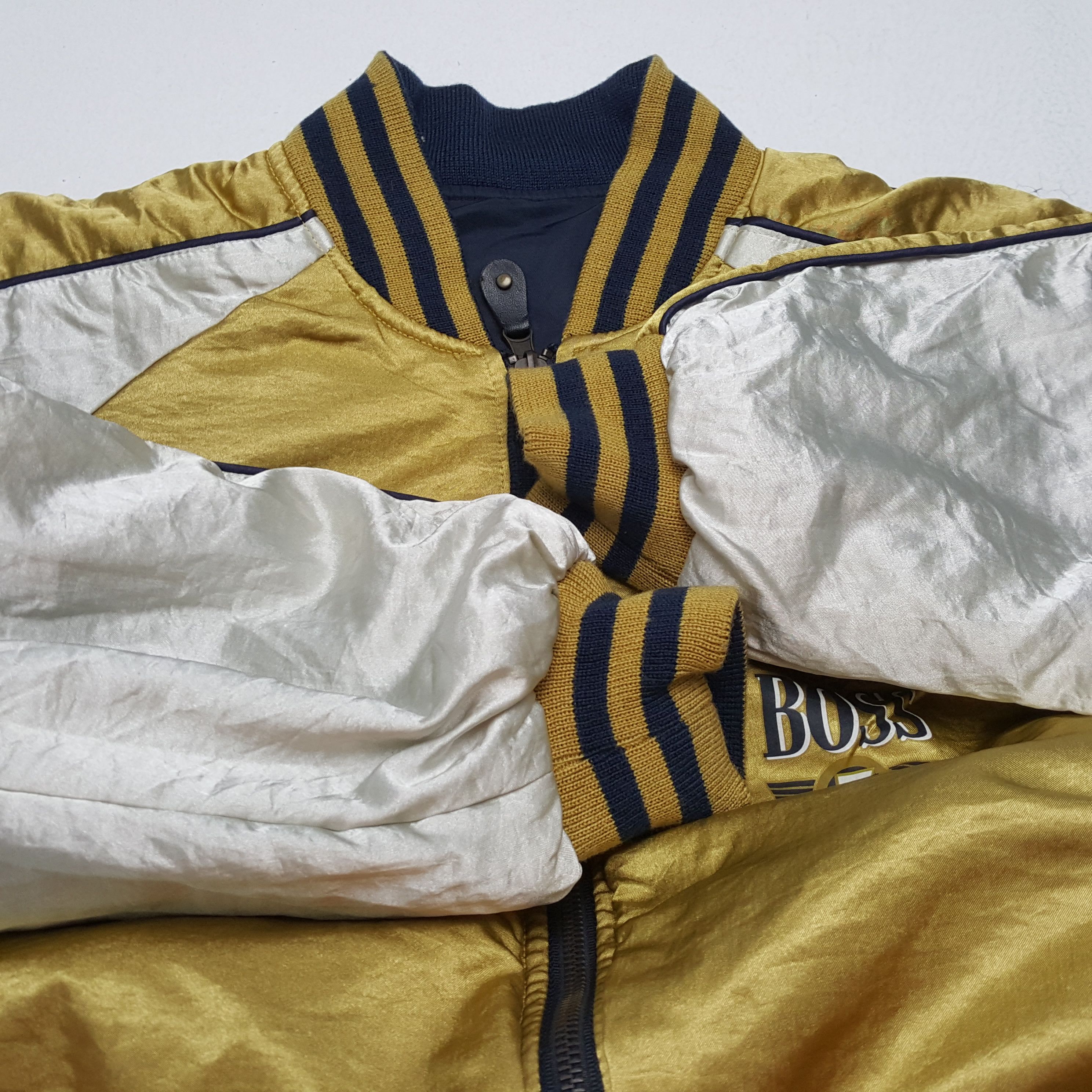 Vintage Vintage SUNTORY BOSS COFFE 7 Reversible Bombers Jacket Size US XL / EU 56 / 4 - 12 Thumbnail