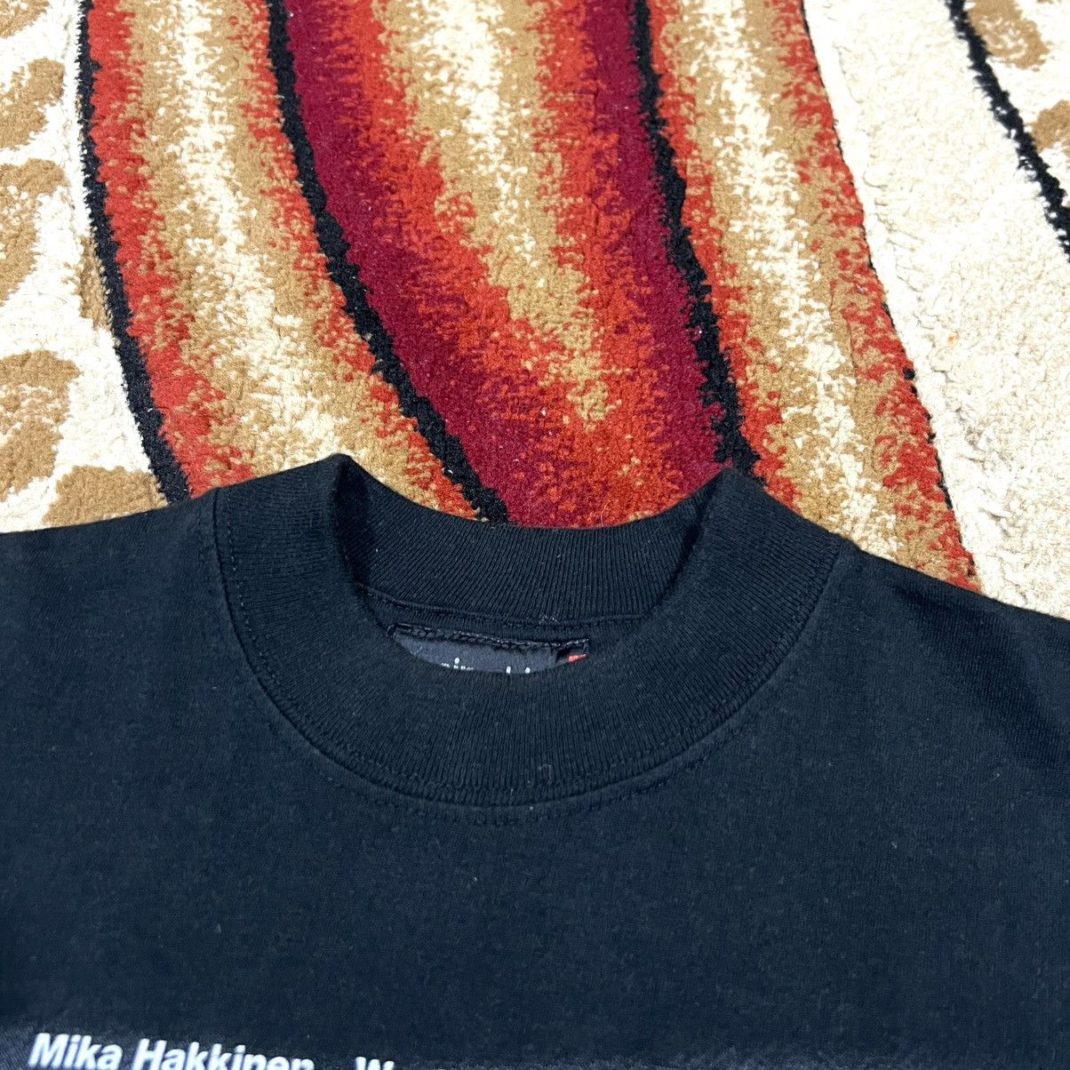 Formula 1 Vintage 90d Mika Hakkinen West Mclaren Mercedes T Shirt Size US M / EU 48-50 / 2 - 6 Thumbnail