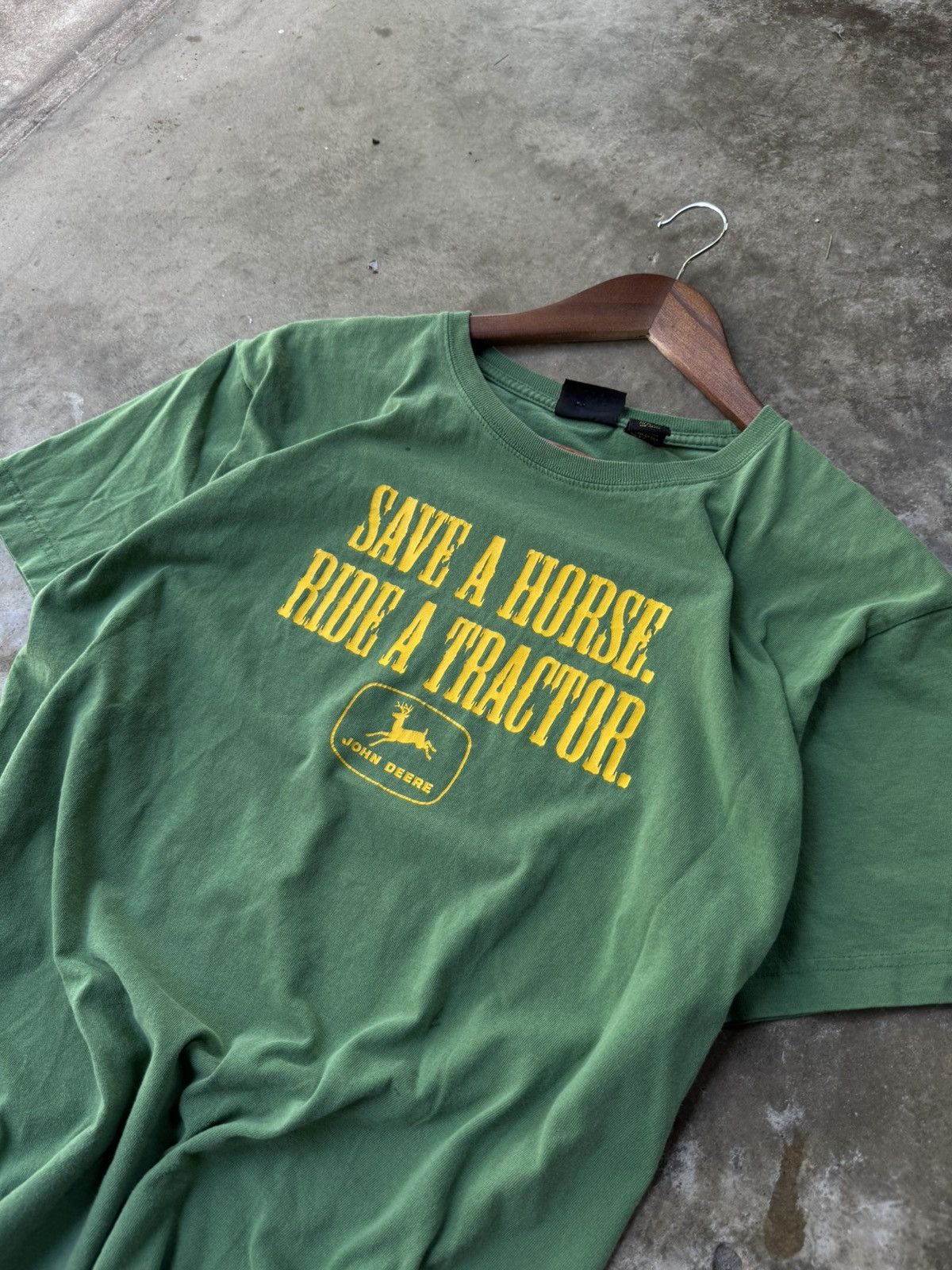 Vintage Vintage 90s John Deere Tee Size US L / EU 52-54 / 3 - 1 Thumbnail