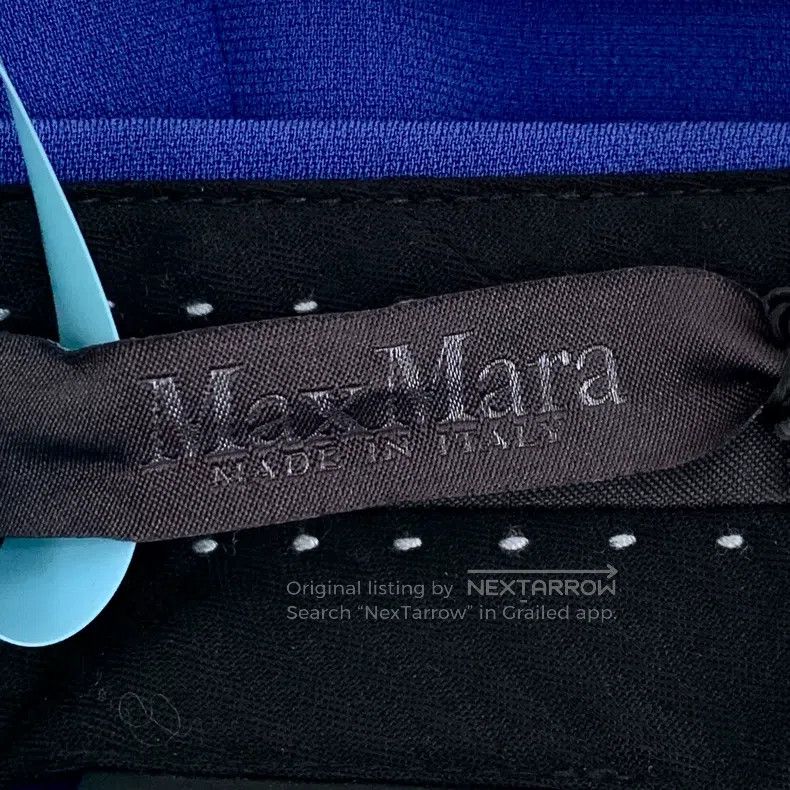 Max Mara Max Mara Blue Suit Straight Leg Casual Trousers Size 37" - 5 Thumbnail