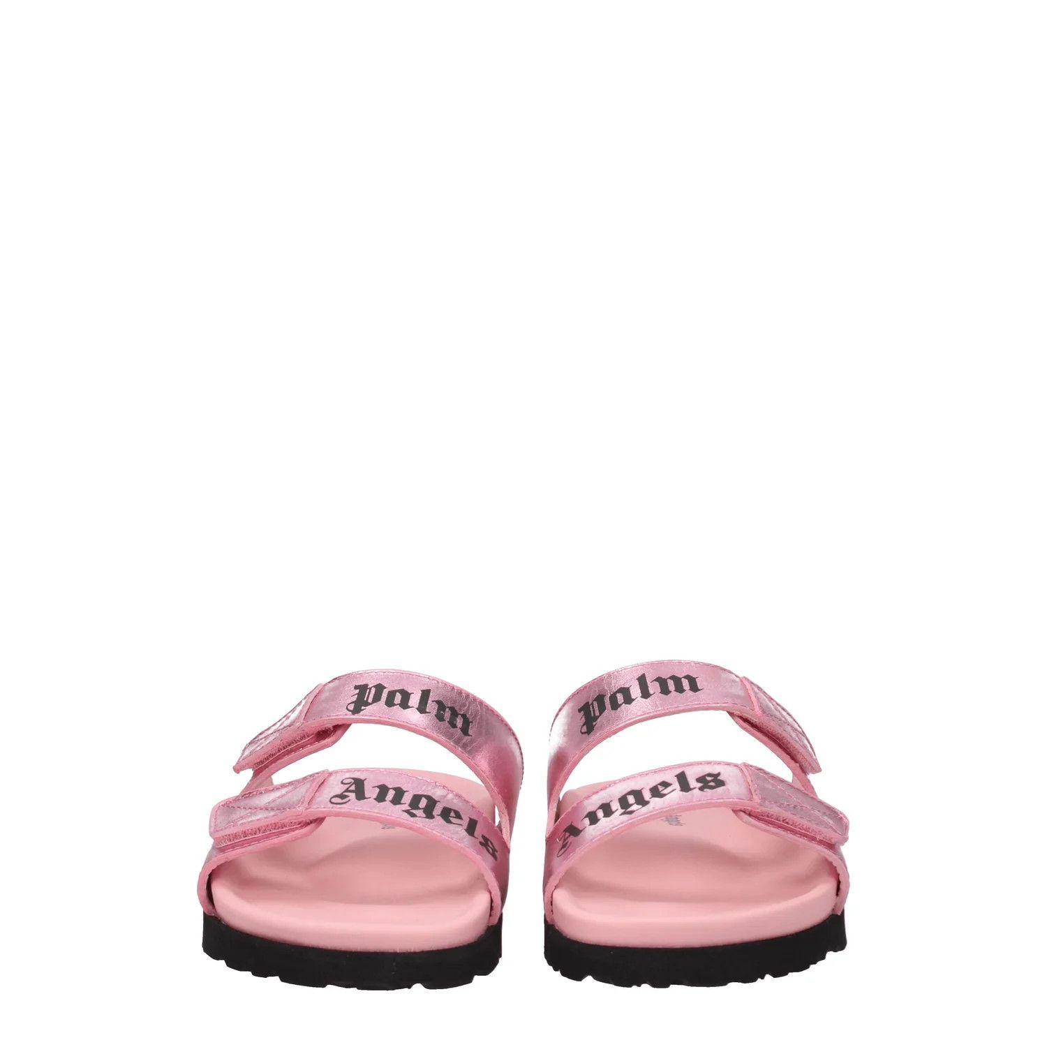 Palm Angels ob1o1e1124 Leather Slippers in Pink Size US 9 / IT 39 - 3 Thumbnail