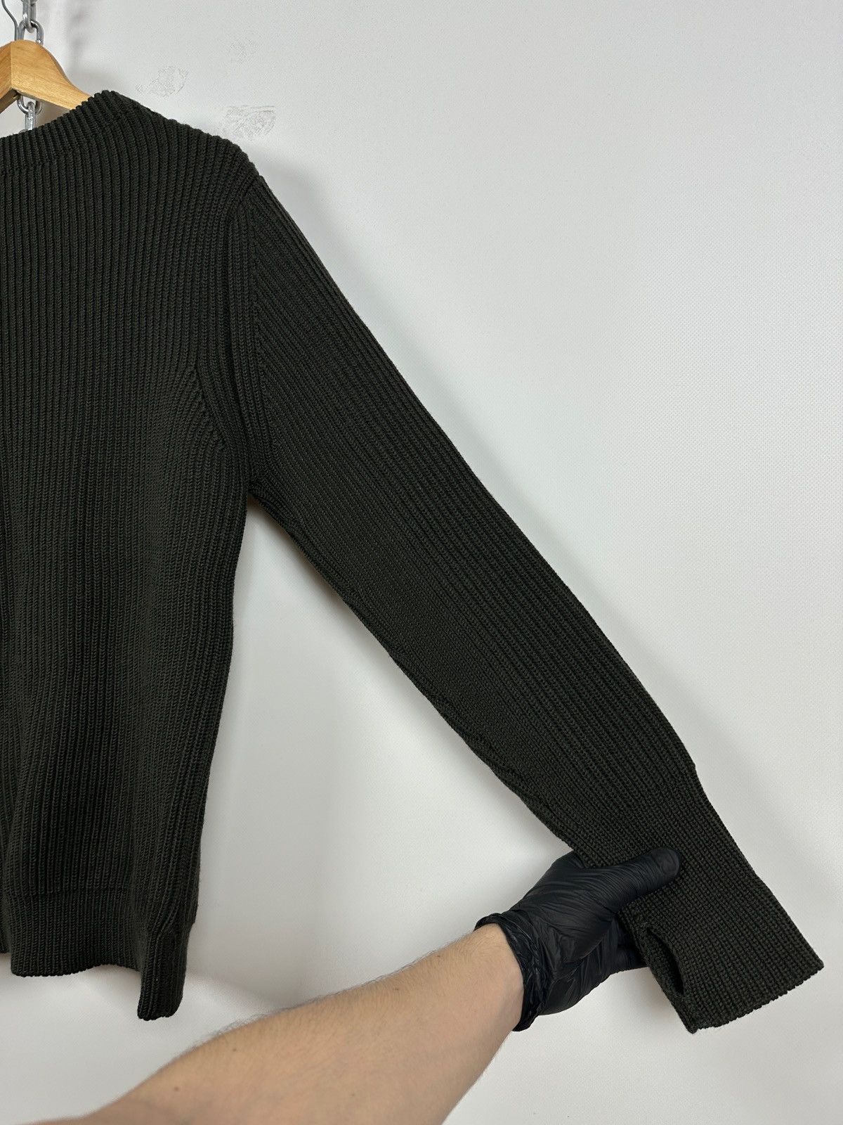 Andersen Andersen Andersen-Andersen Crewneck Navy Green Wool Sweater Size US S / EU 44-46 / 1 - 17 Thumbnail