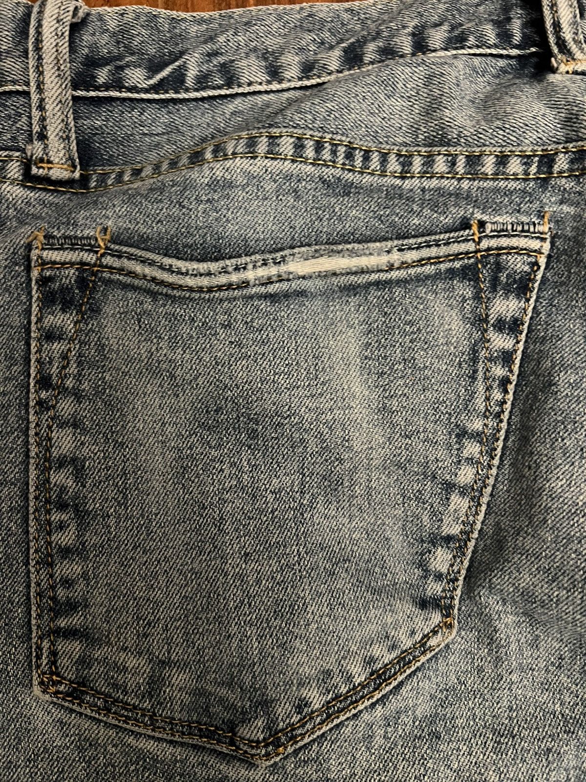 Todd Snyder Todd Snyder Straight Fit Stretch 5-Pocket Denim Jeans Size US 31 - 12 Thumbnail