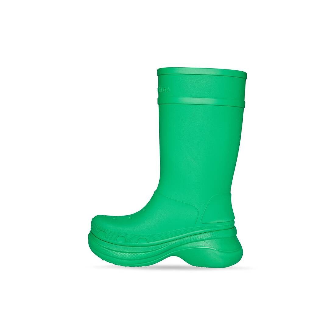 Balenciaga × Crocs o1w1db11224 Crocs™ Boots in Green Size US 5 / IT 35 - 4 Thumbnail